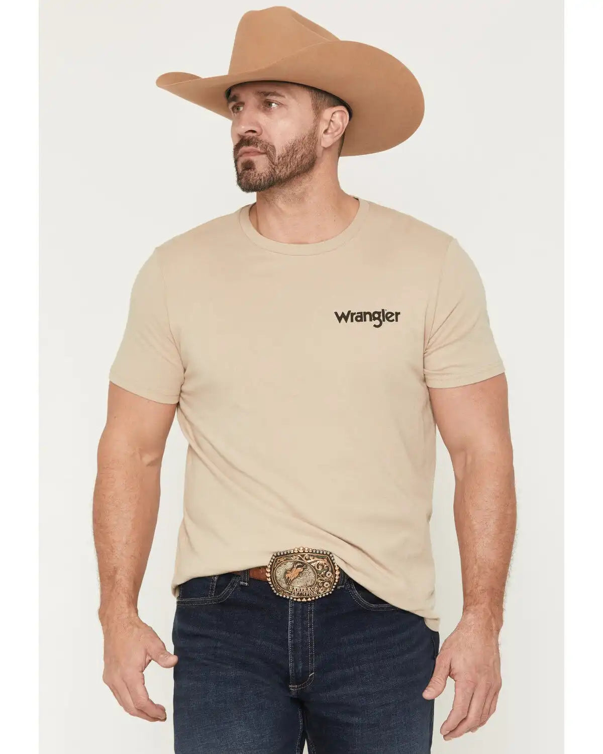 Wrangler Men's Boot Barn Exclusive Steerhead Short Sleeve Graphic T-Shirt