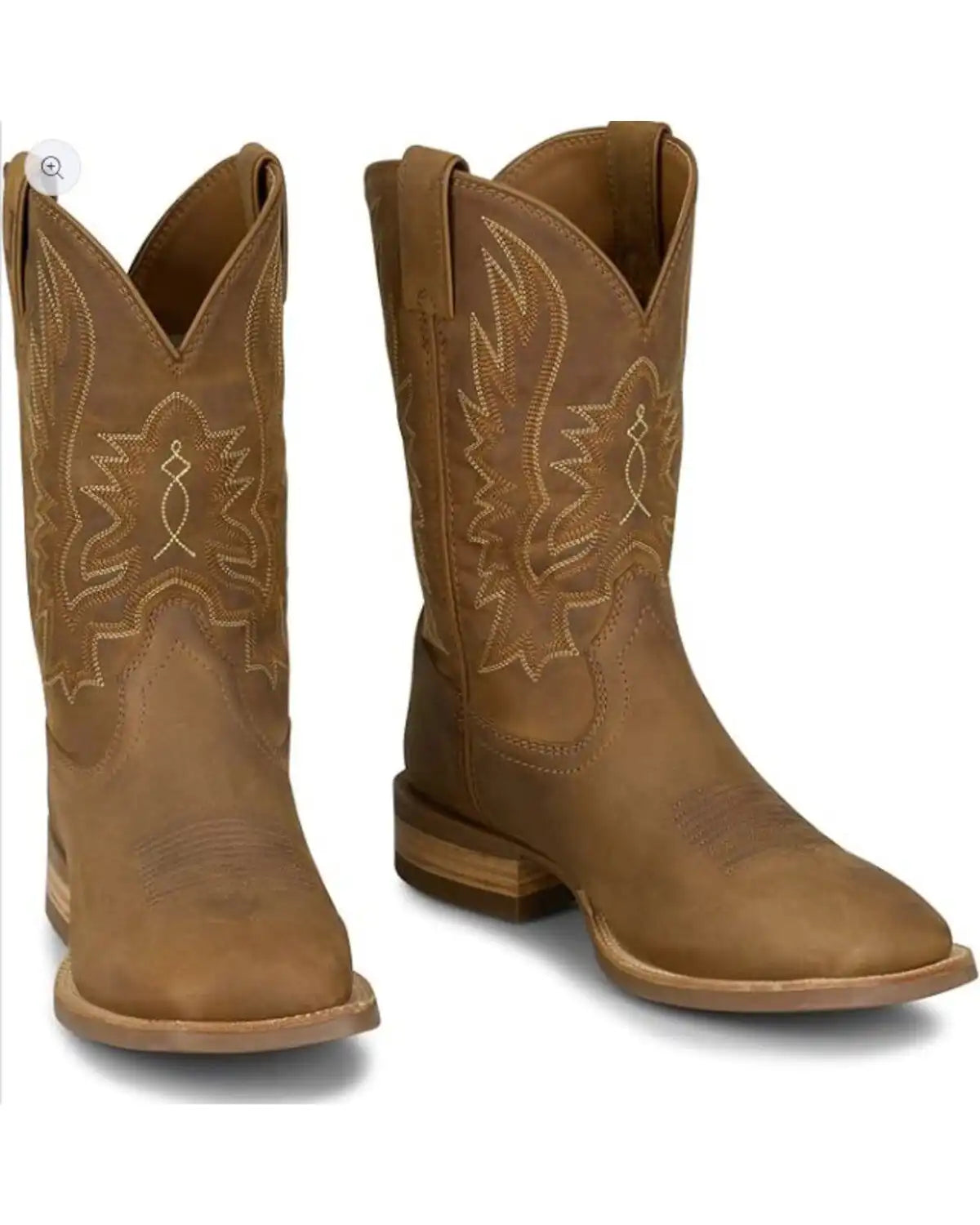 Justin Men's Rustle Performance Western Boots - Broad Square Toe