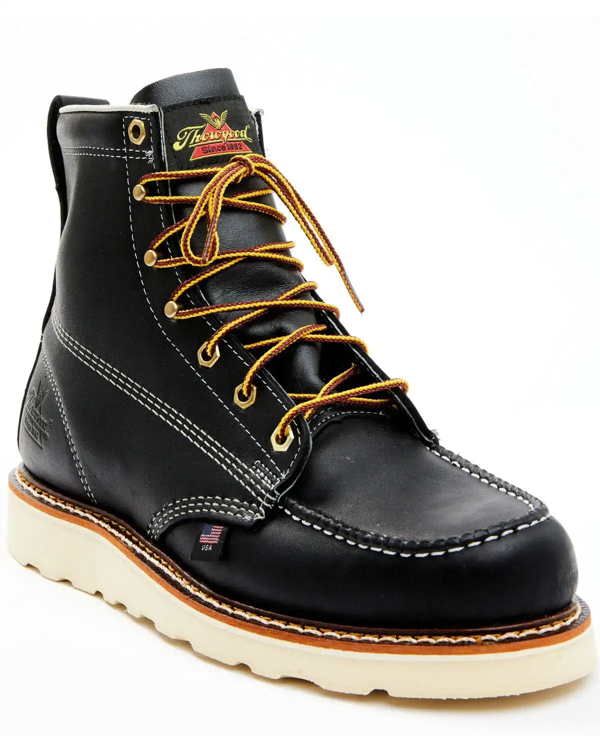 Thorogood Men's 6" American Heritage USA MAXWear Wedge™ Moc Work Boots - Steel Toe