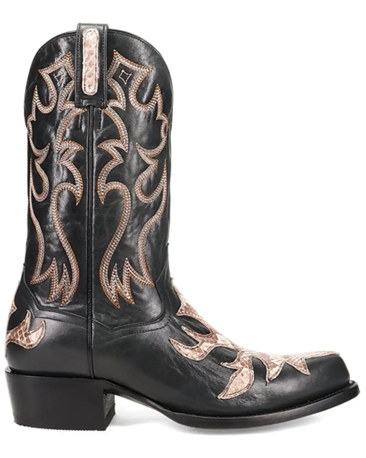 Dan Post Men's Exotic Snake Western Boots - Round Toe