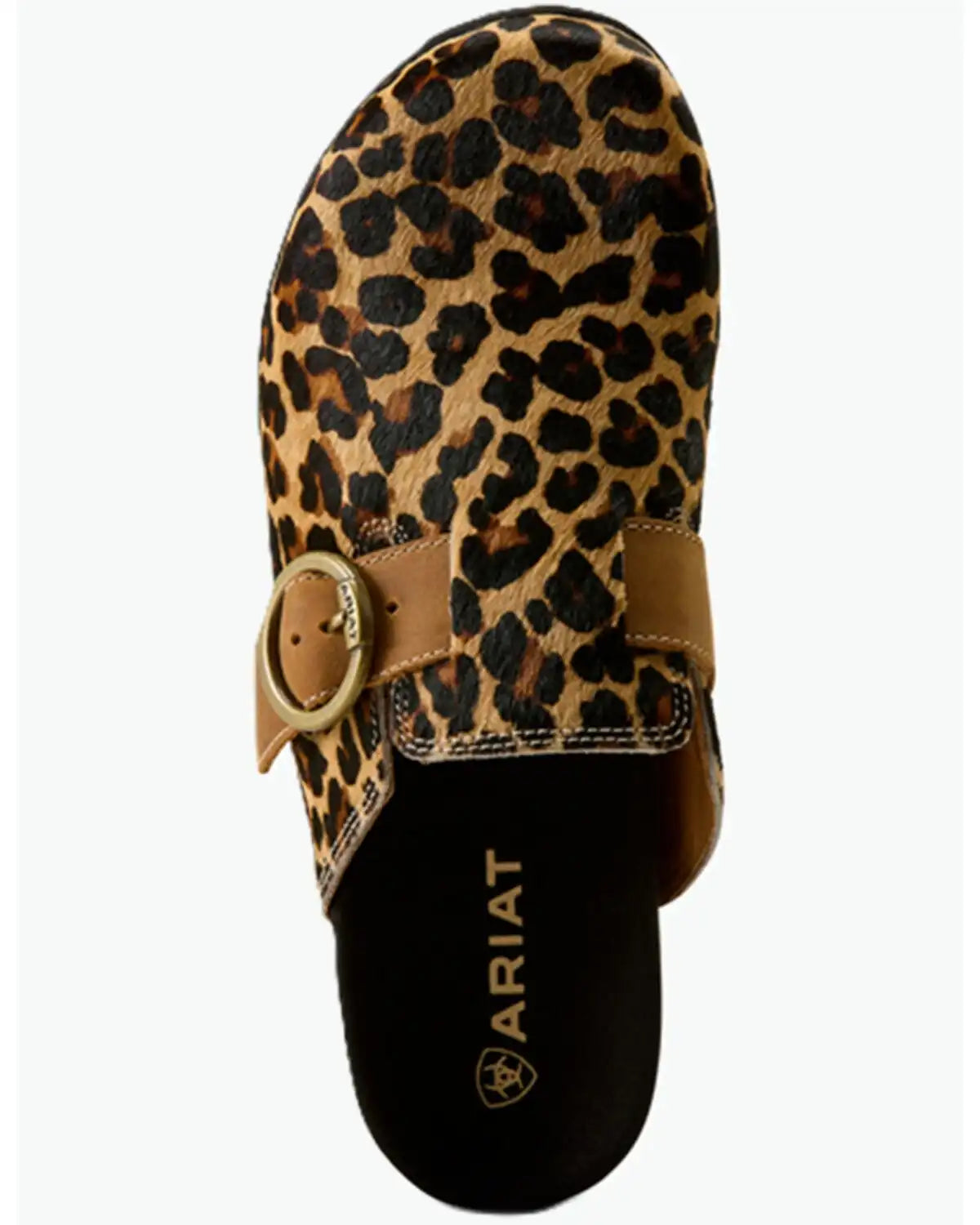 Ariat Women's Leopard Print Hair-On Country Mules