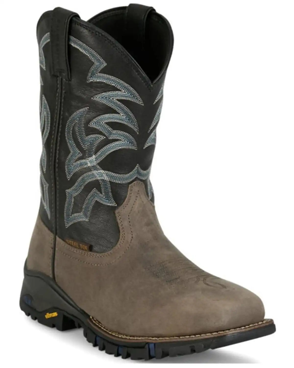 Tony Lama Men's 11" Roustabout Waterproof Work Boots - Steel Toe