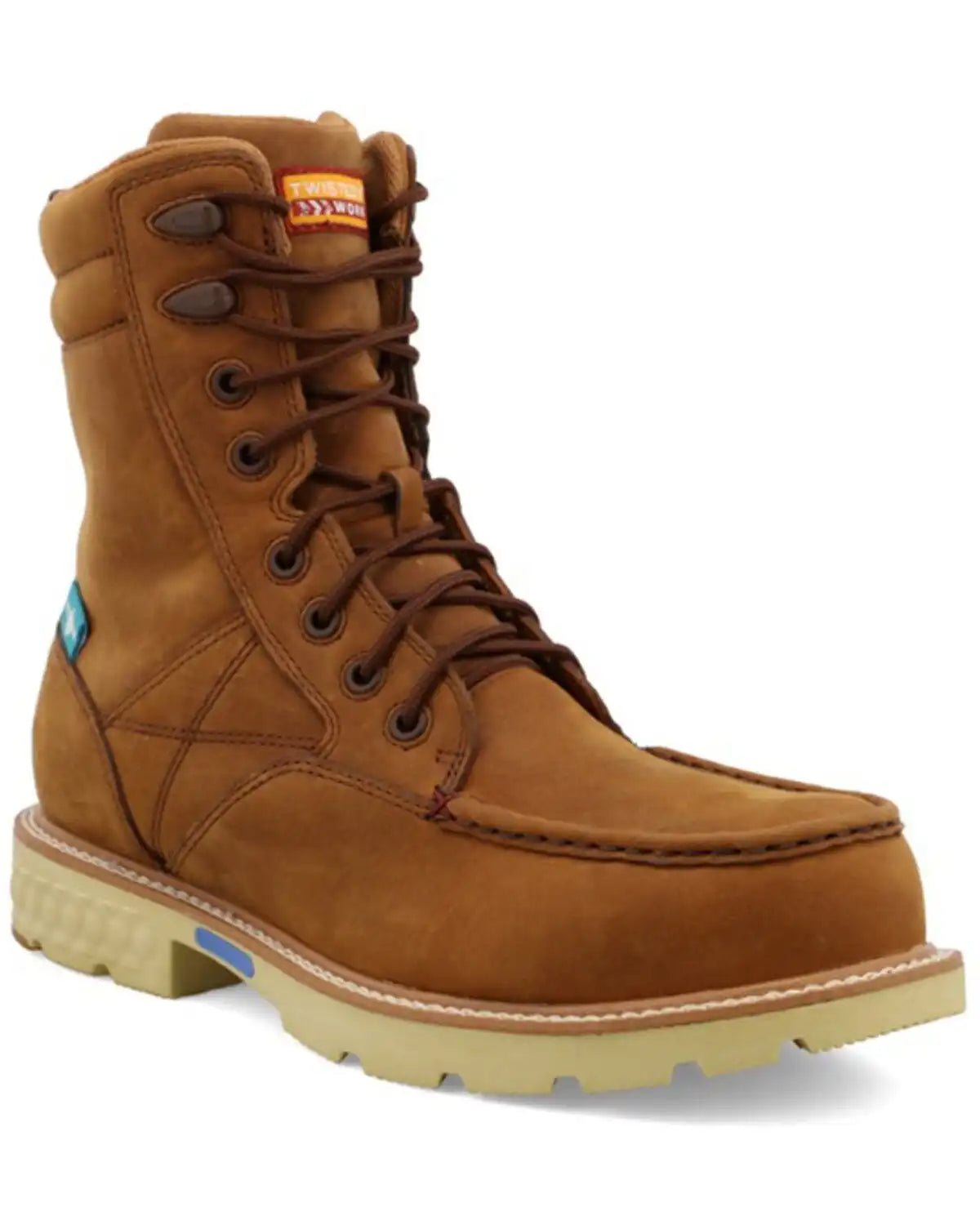 Twisted X Men's 8" Lace-Up Wedge Work Boots - Composite Toe