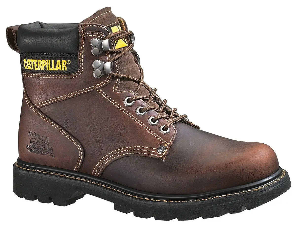 CAT Men's 6" Second Shift Lace-Up Work Boots - Soft Toe