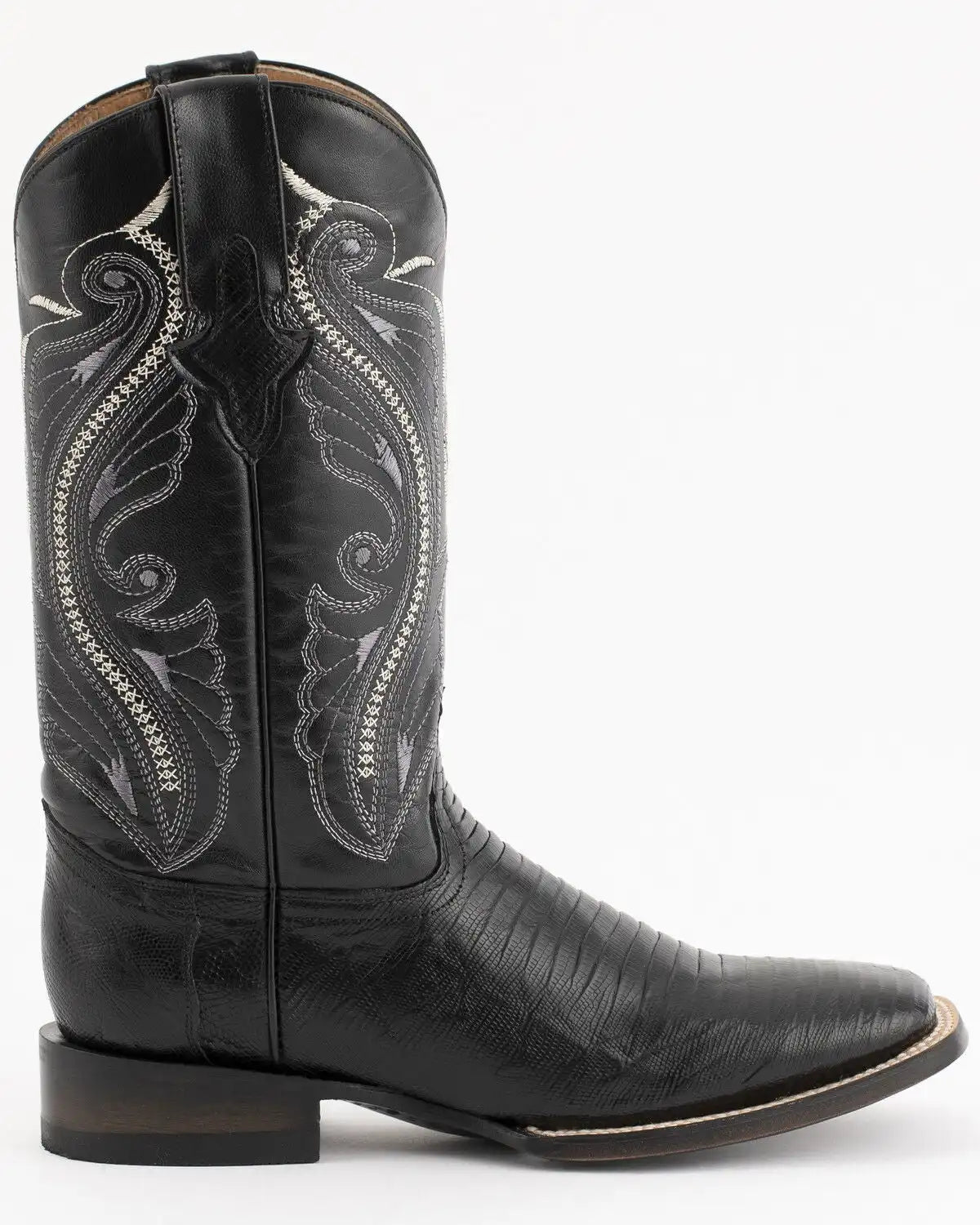 Ferrini Men's Lizard Western Boots - Square Toe