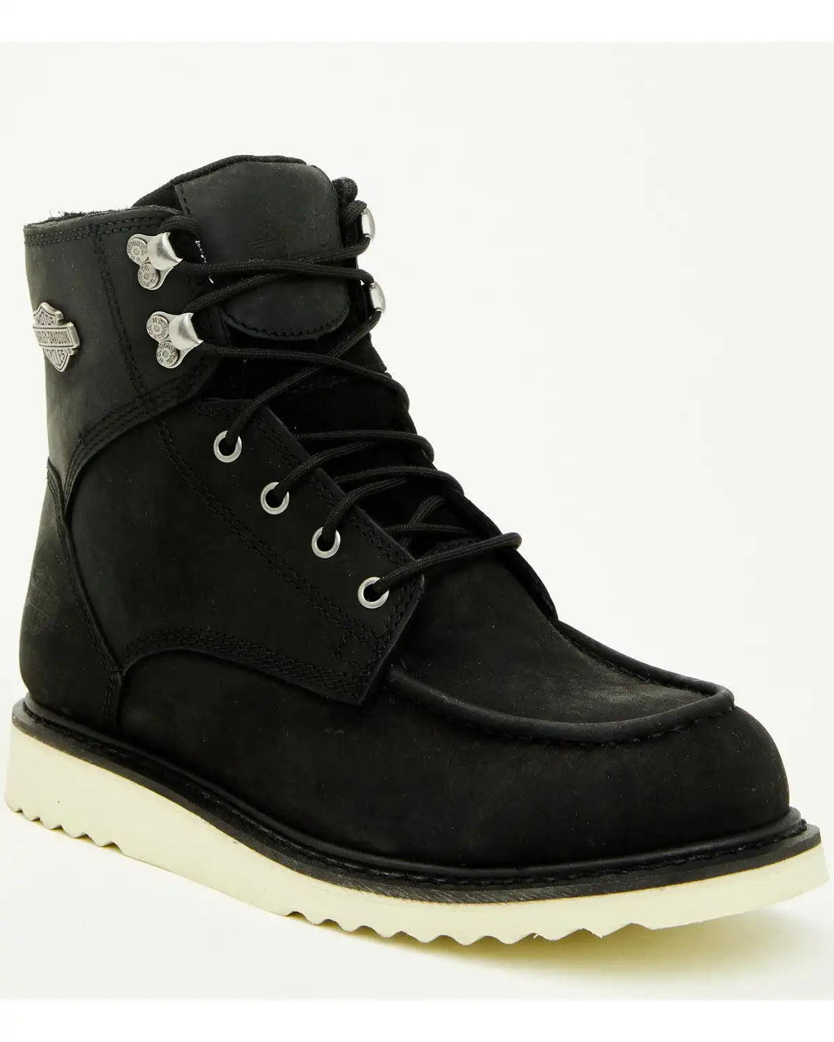 Harley Davidson Men's Brosman Waterproof Moc Motorcycle Boots - Soft Toe