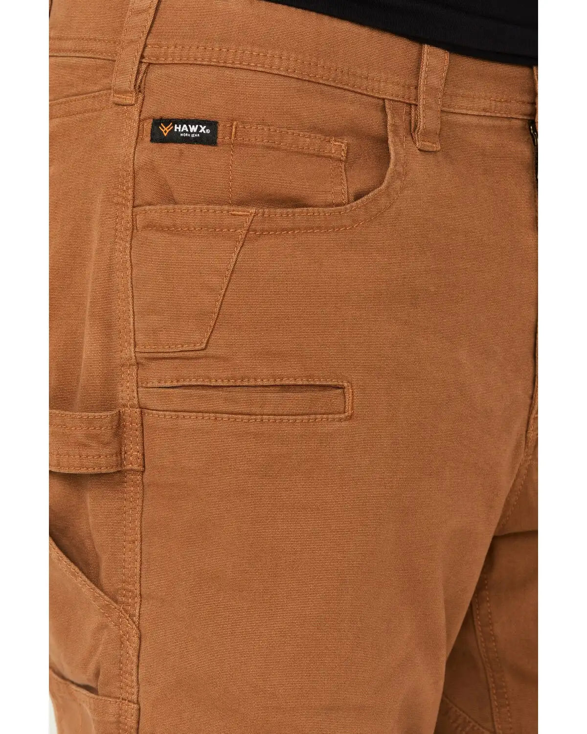 Hawx Men's Roscoe Lined Cargo Straight Stretch Canvas Pants