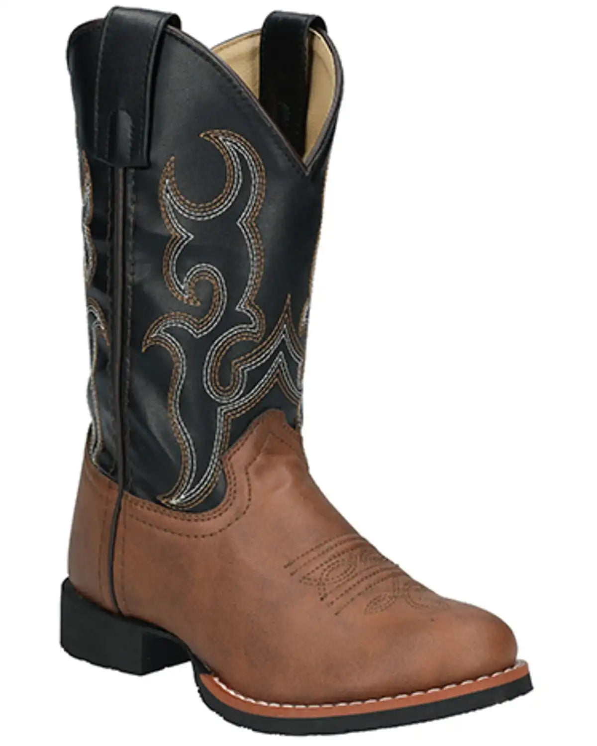 Smoky Mountain Little Boys' Mustang Western Boots - Round Toe