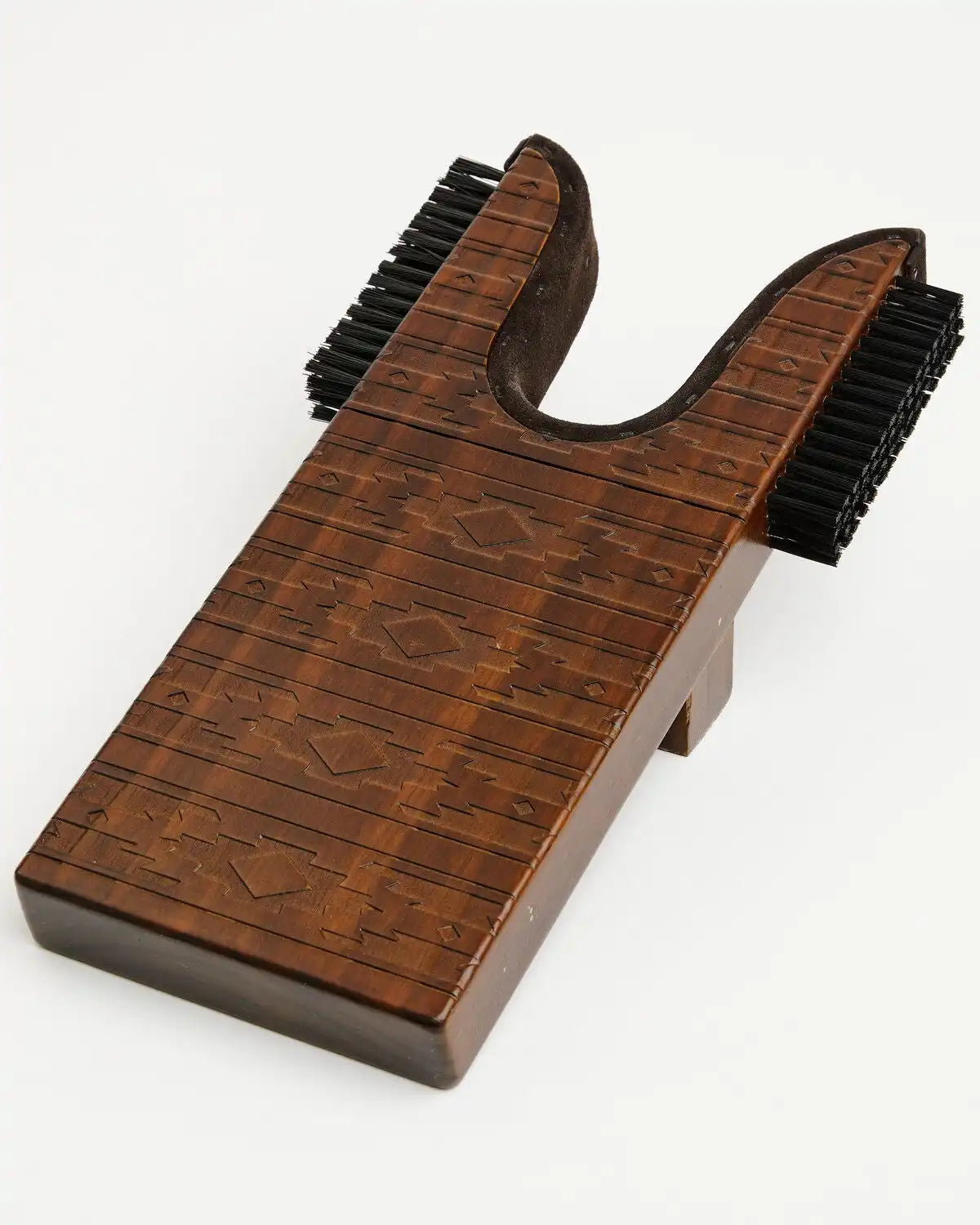 Boot Barn Southwestern Print Engraved Boot Jack with Scrubber