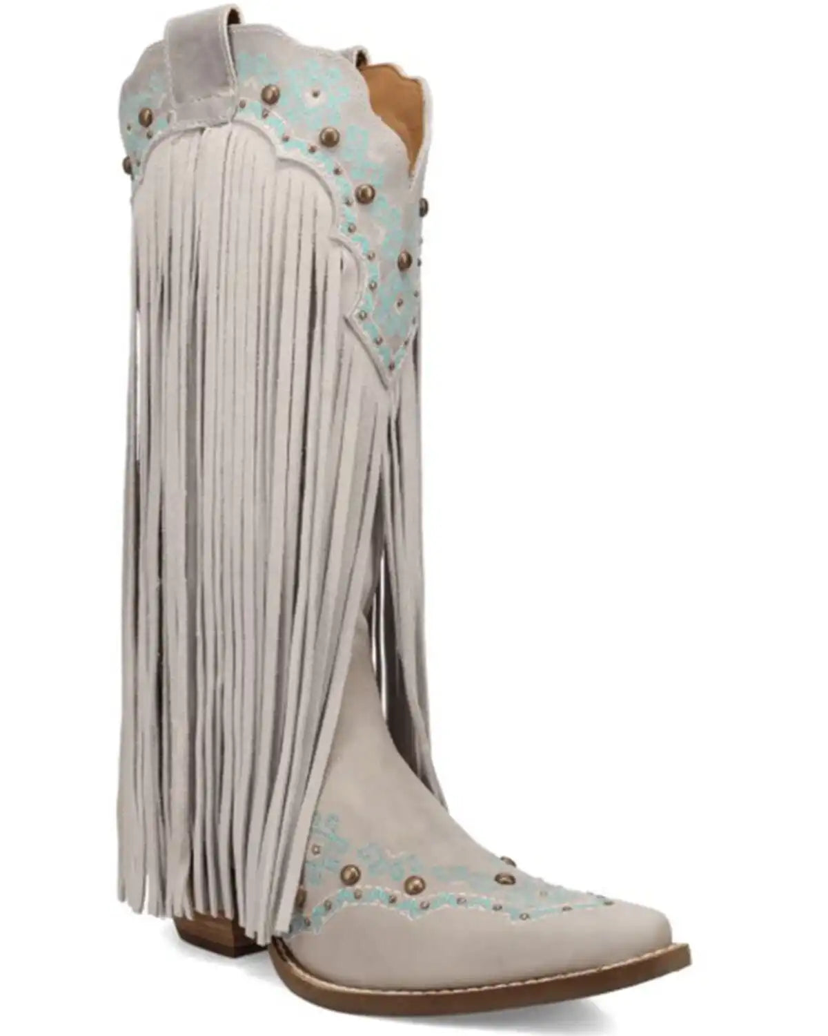 Dingo Women's Tequila Sunrise Fringe Western Boots - Snip Toe