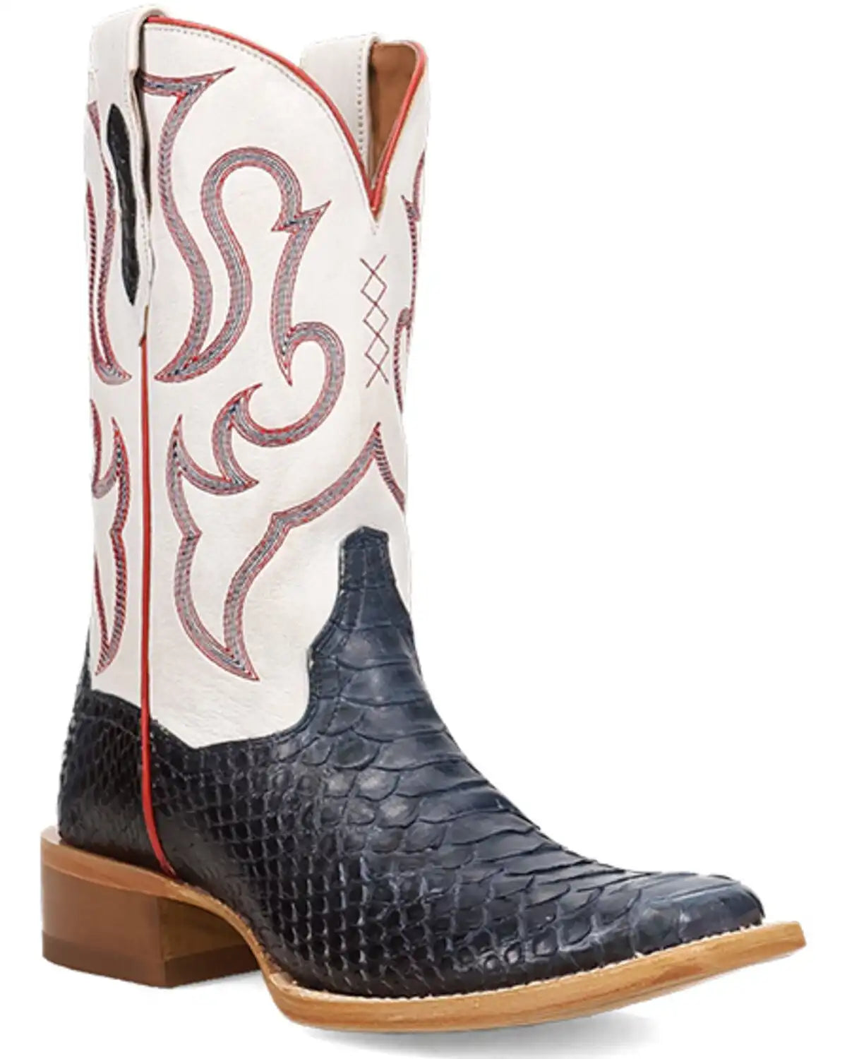 Dan Post Women's Penny Exotic Python Western Boots - Broad Square Toe