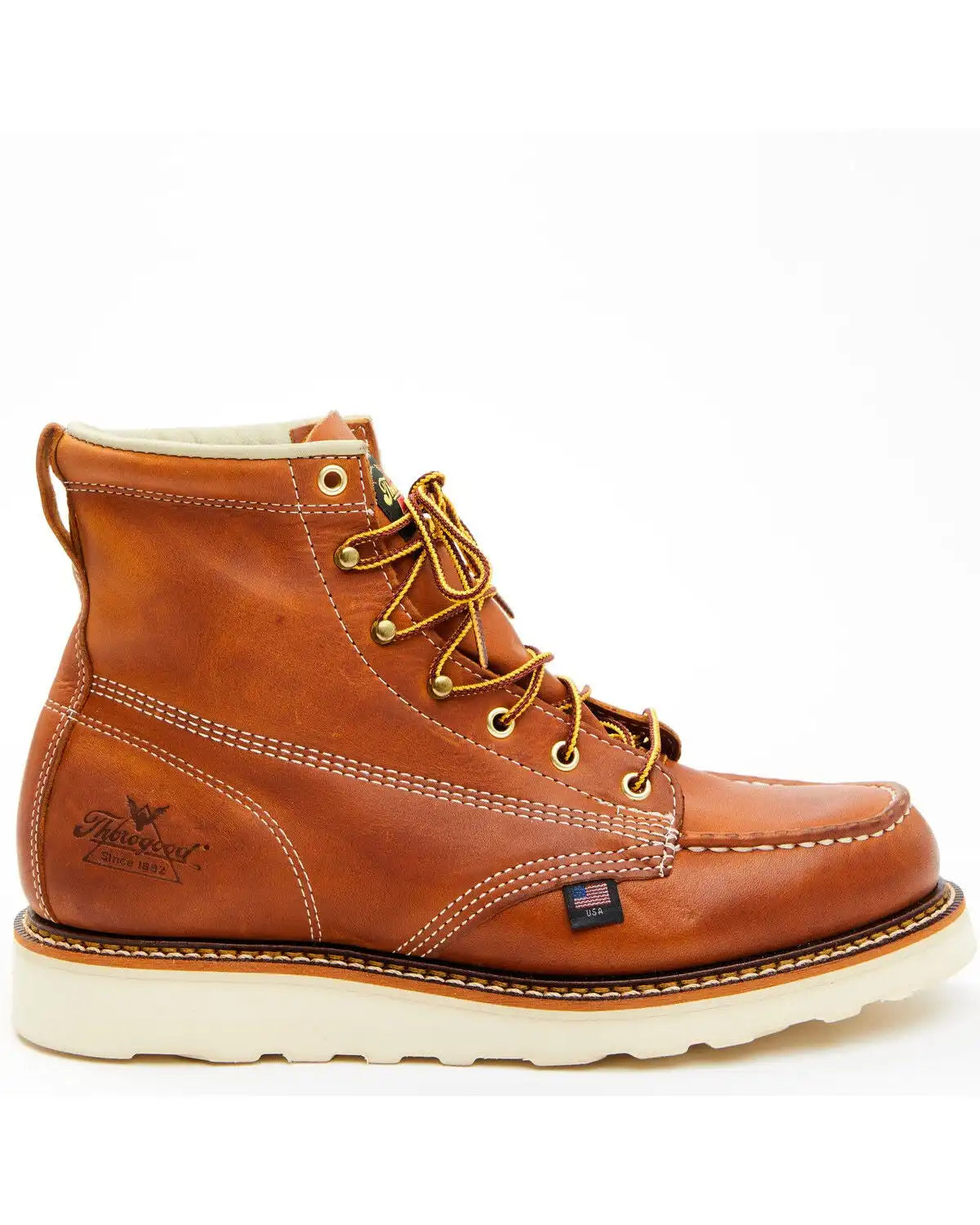 Thorogood Men's 6" American Heritage MAXWear Wedge™ Moc Work Boots - Soft Toe
