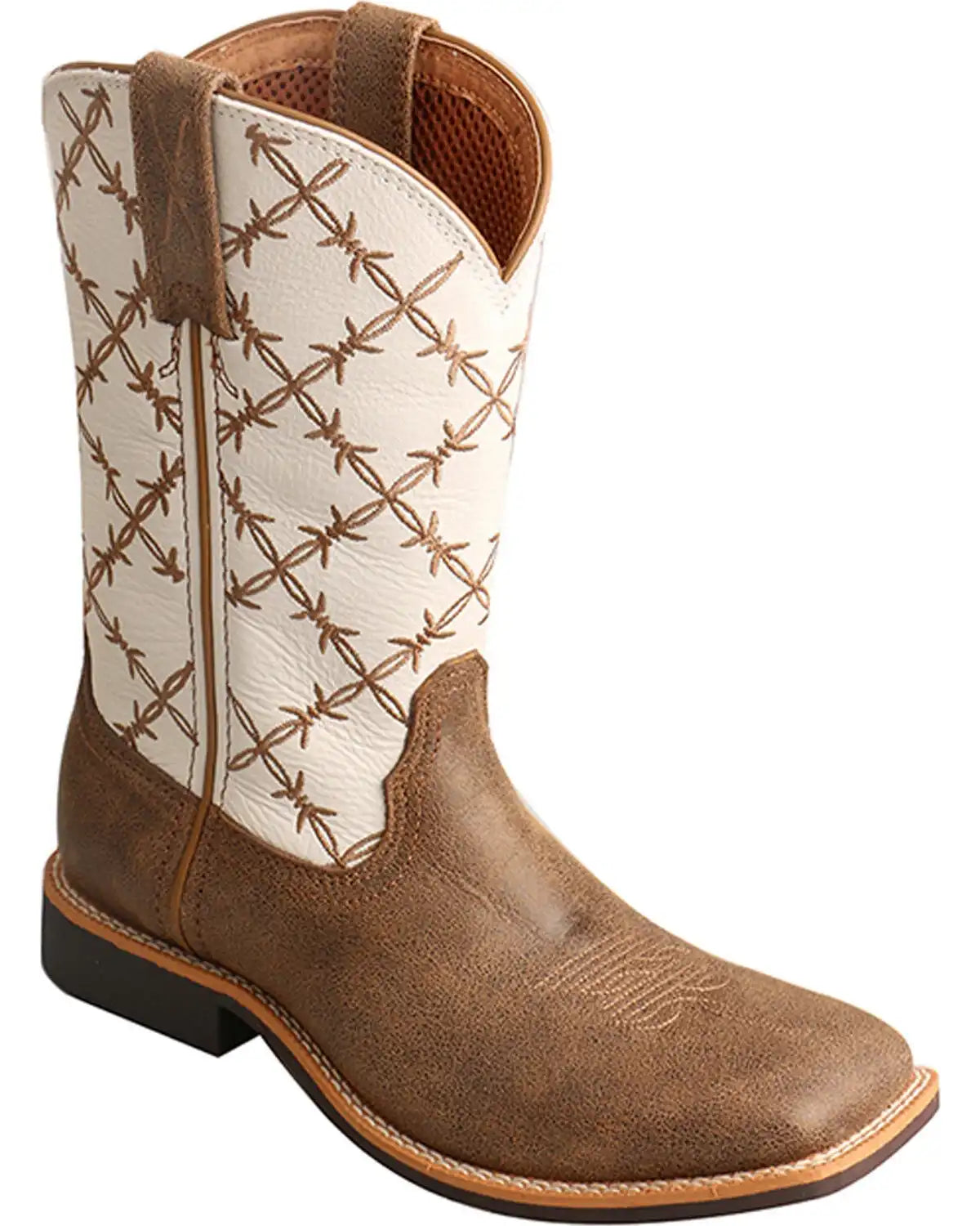 Twisted X Kid's Top Hand Western Boots - Square Toe