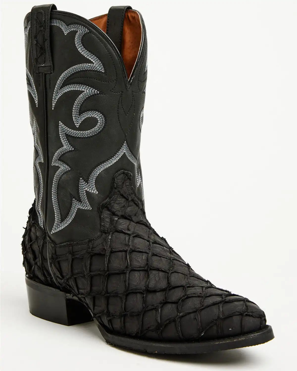 Dan Post Men's Exotic Pirarucu Western Boots - Round Toe