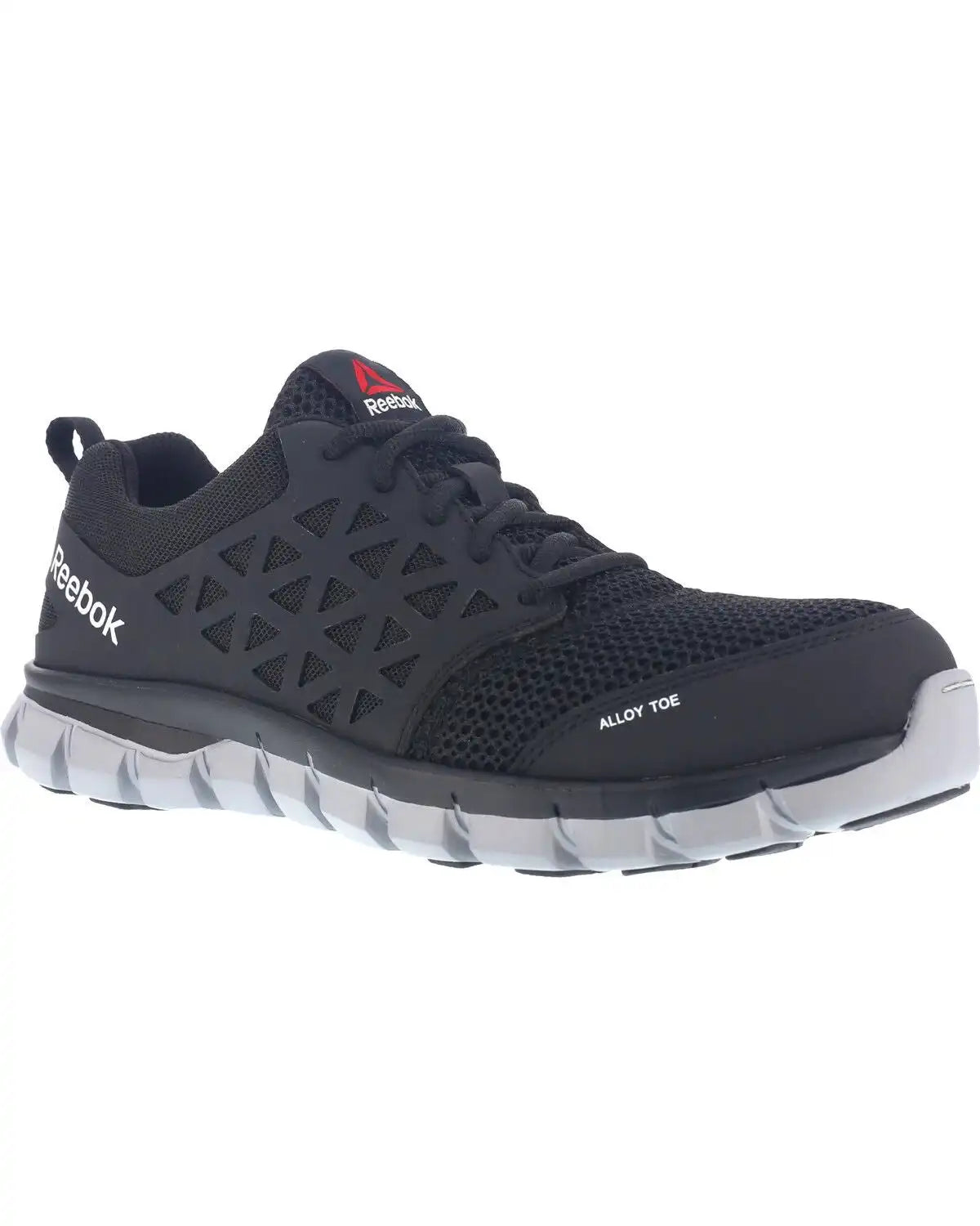 Reebok Women's Sublite Cushion Athletic Work Oxfords - Alloy Toe