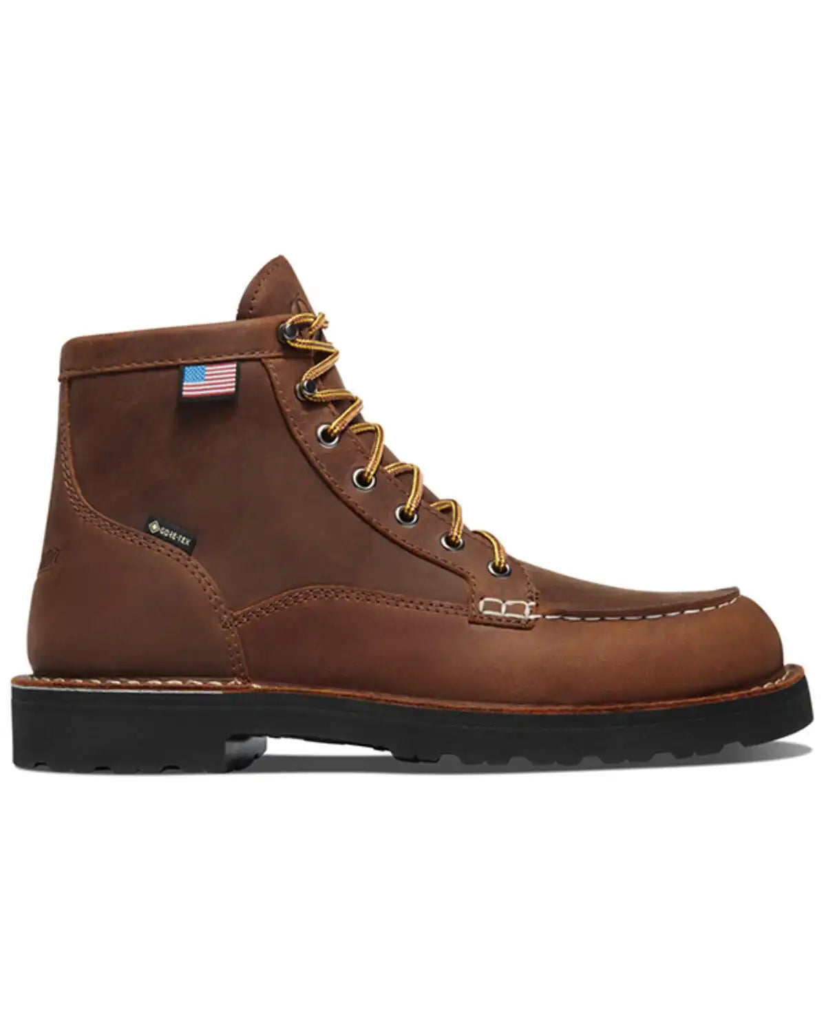 Danner Men's 6" Bull Run GTX Moc Waterproof Work Boots - Steel Toe