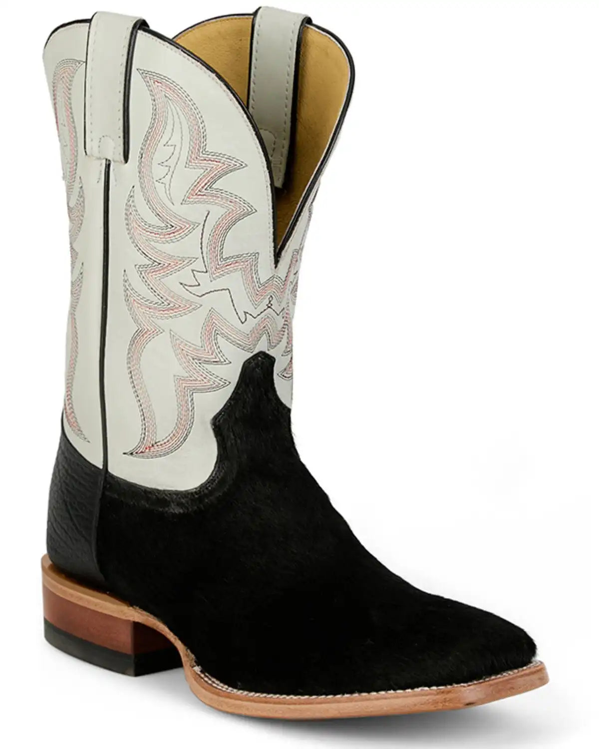 Justin Men's Baron Cowhide Western Boots - Broad Square Toe