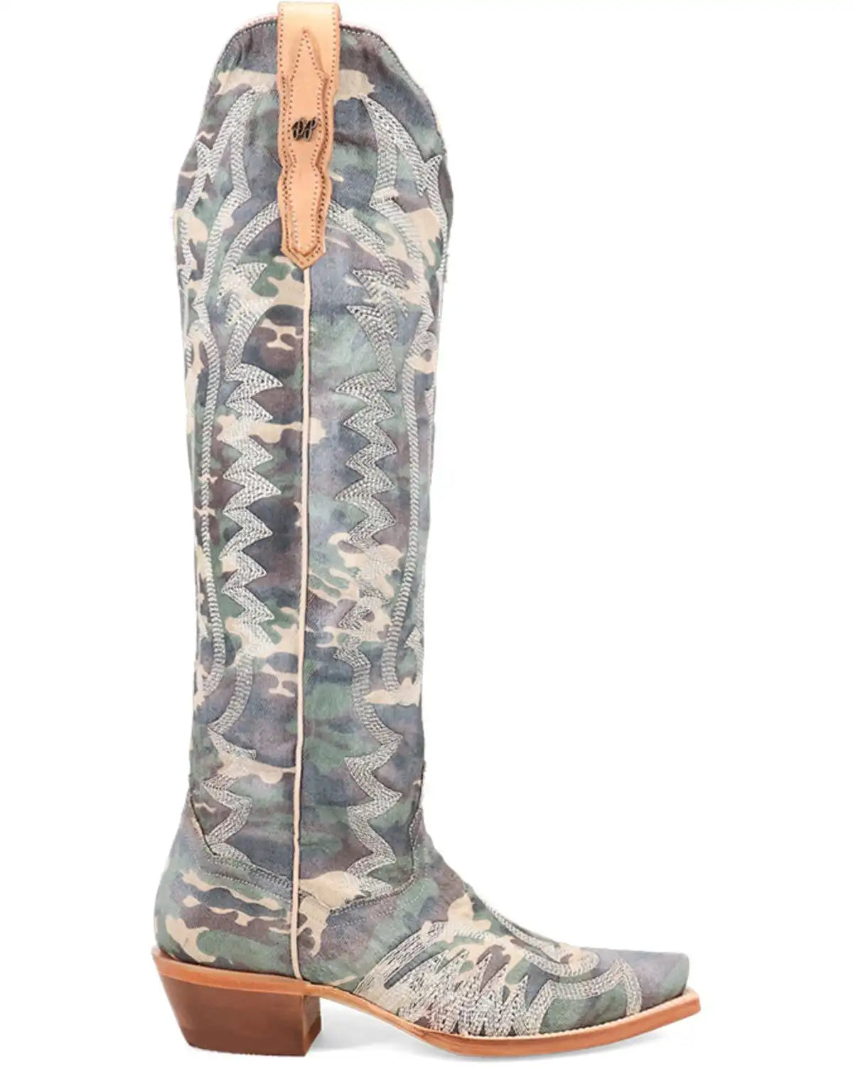 Dan Post Women's Darlin' Camo Print Tall Western Boots - Snip Toe