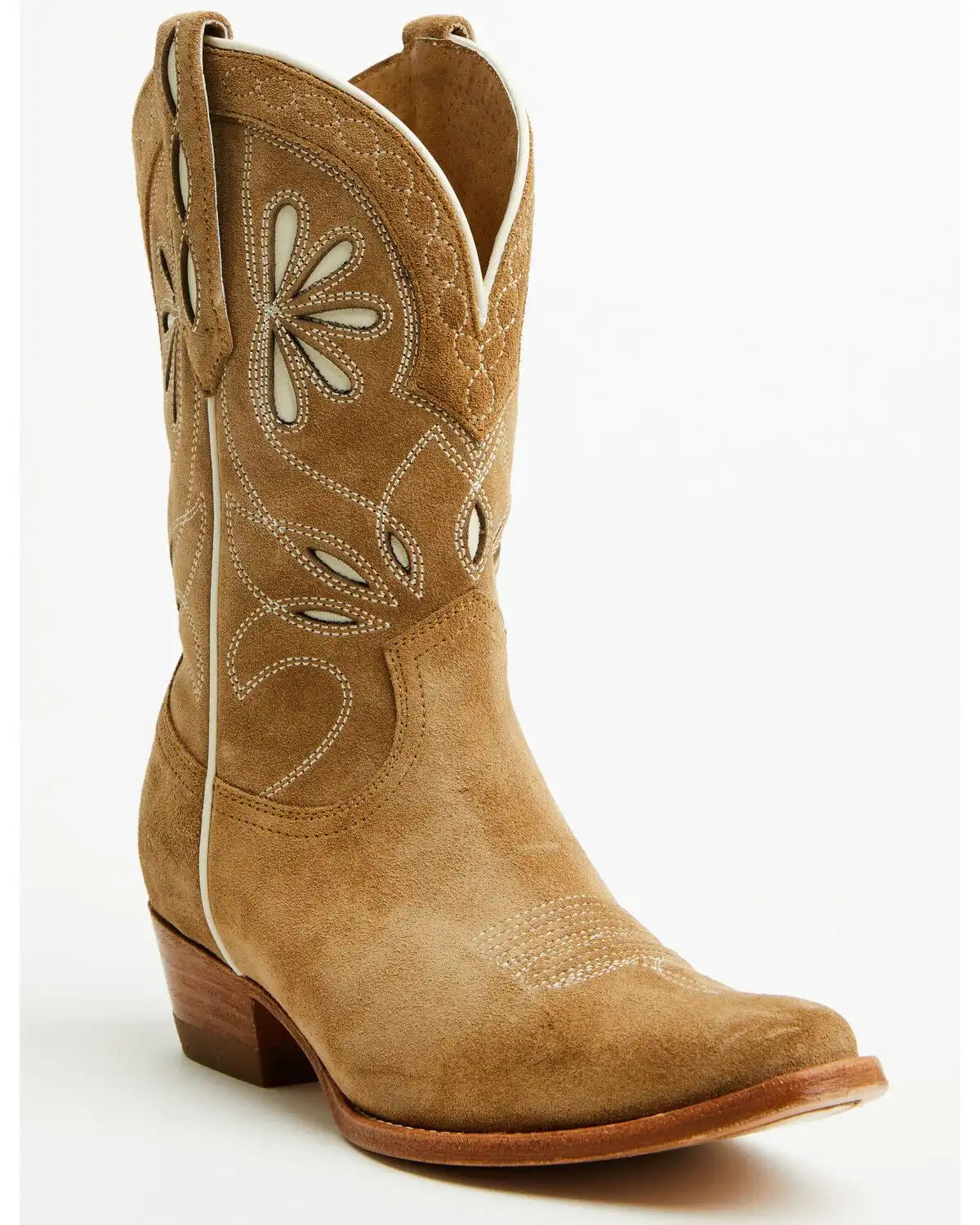 Shyanne Women's Tansy Suede Western Booties - Snip Toe