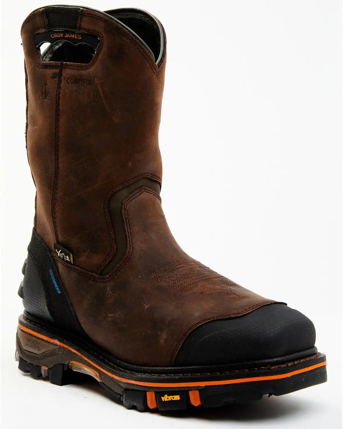 Cody James Men's Waterproof Met Guard Western Work Boots - Composite Toe