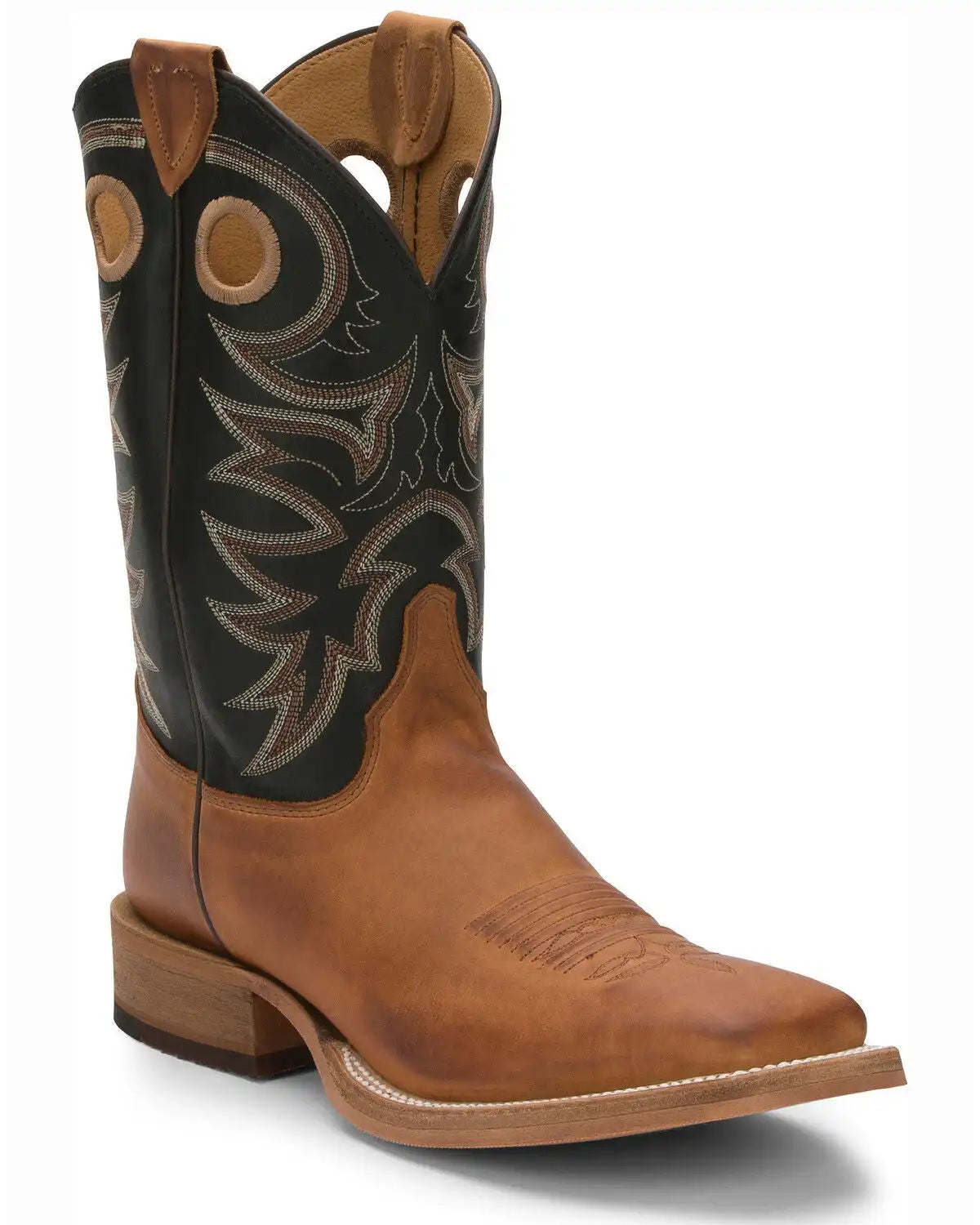 Justin Men's Caddo Bent Rail Performance Western Boots - Broad Square Toe