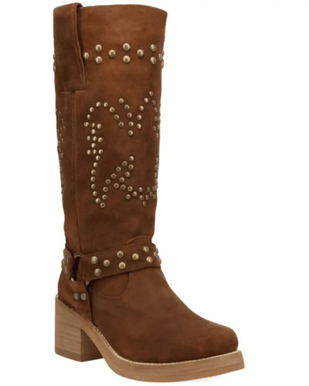 Dingo Women's Troubadour Studded Tall Fashion Boots - Round Toe