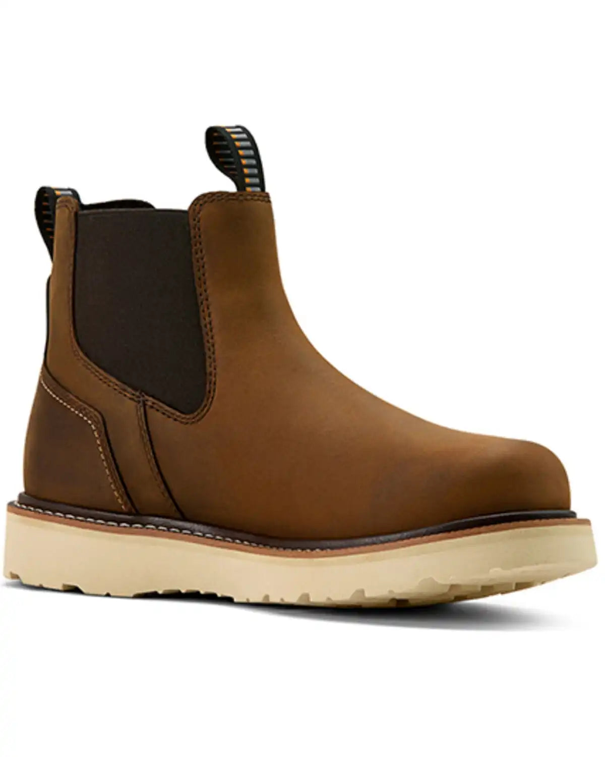 Ariat Men's Rebar Wedge Chelsea Waterproof Work Boots - Soft Toe