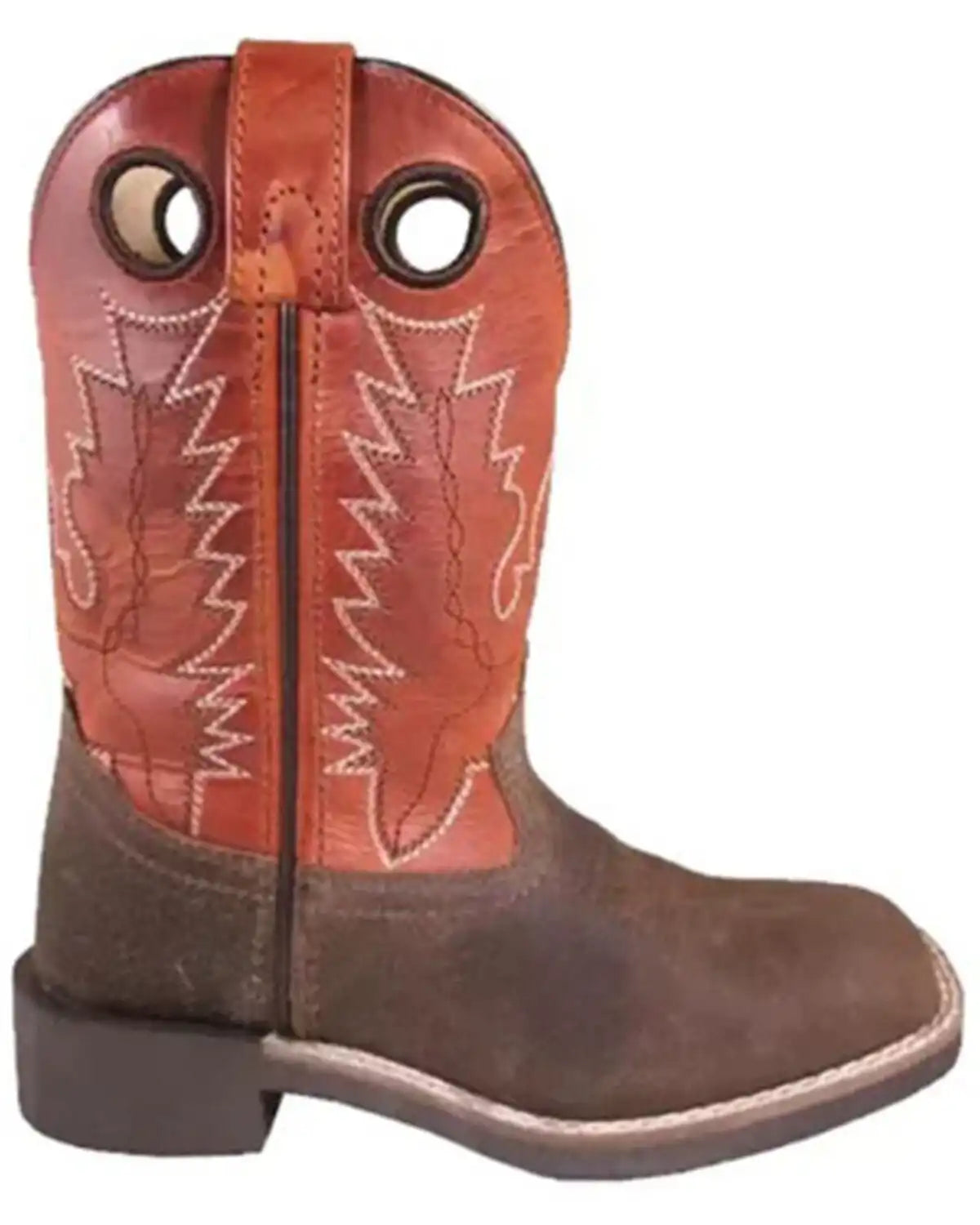 Smoky Mountain Boys' Bronco Western Boots - Broad Square Toe