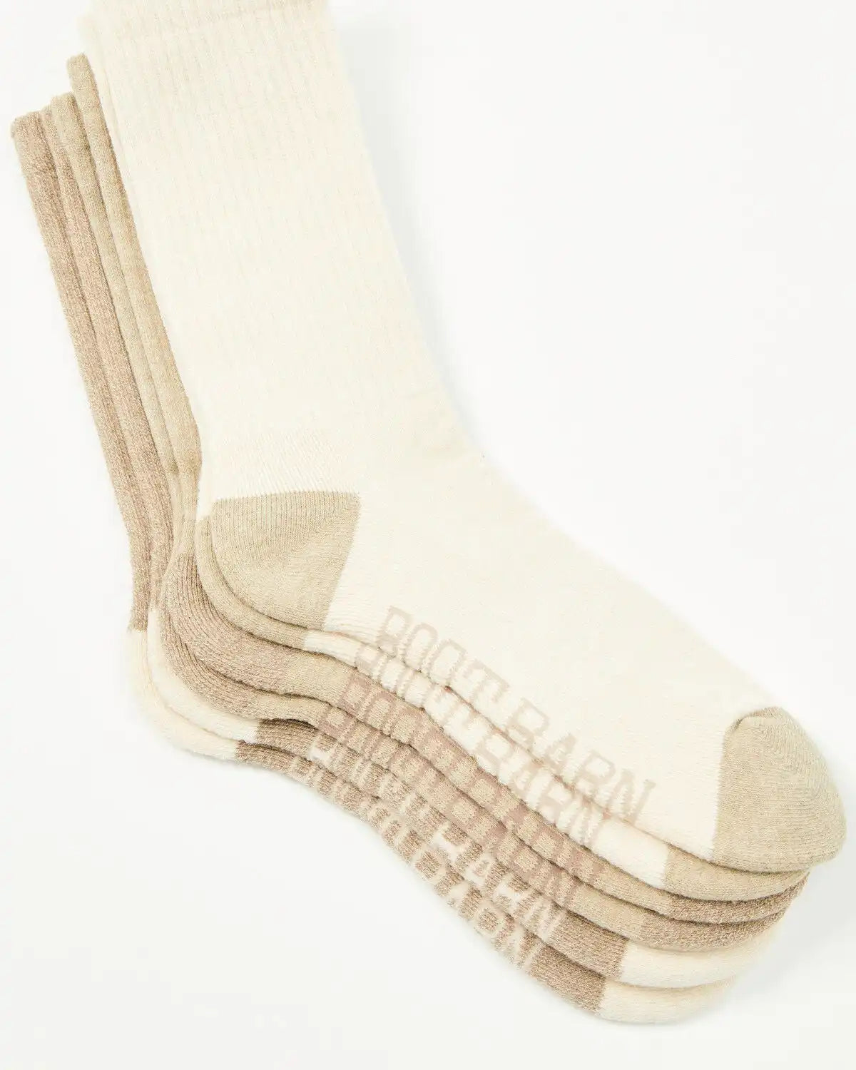 Boot Barn Women's Basic Crew Socks - 3 Pack
