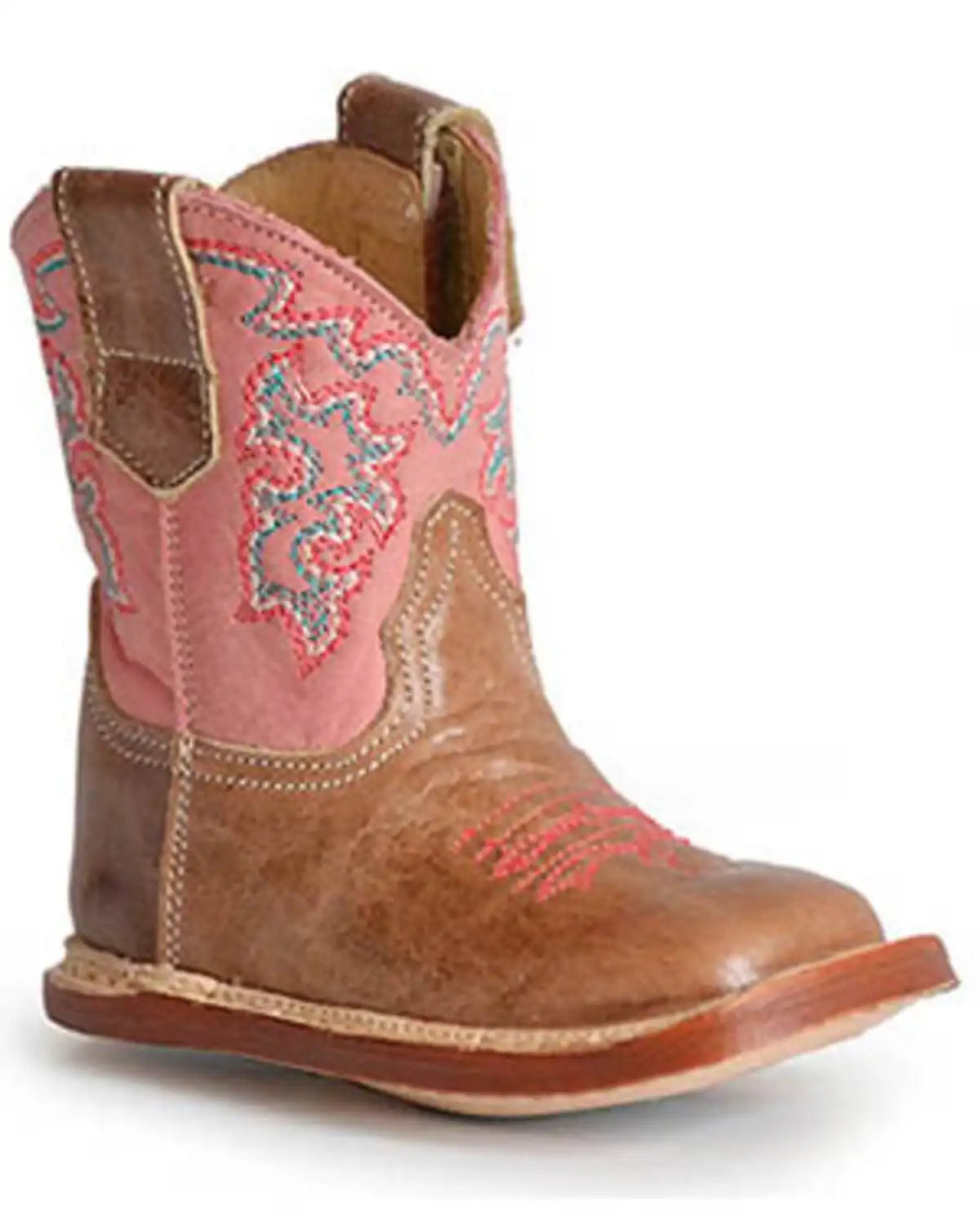 Roper Infant Girls Cowbabies Parker Western Boots - Broad Square Toe