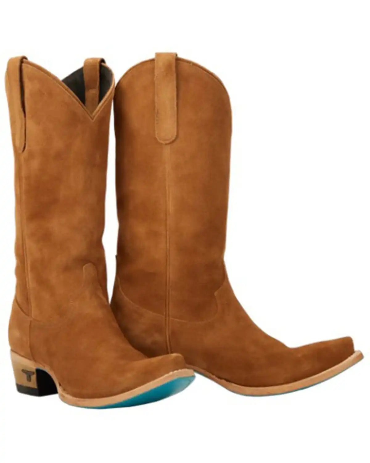 Lane Women's Emma Jane Suede Tall Western Boots - Snip Toe