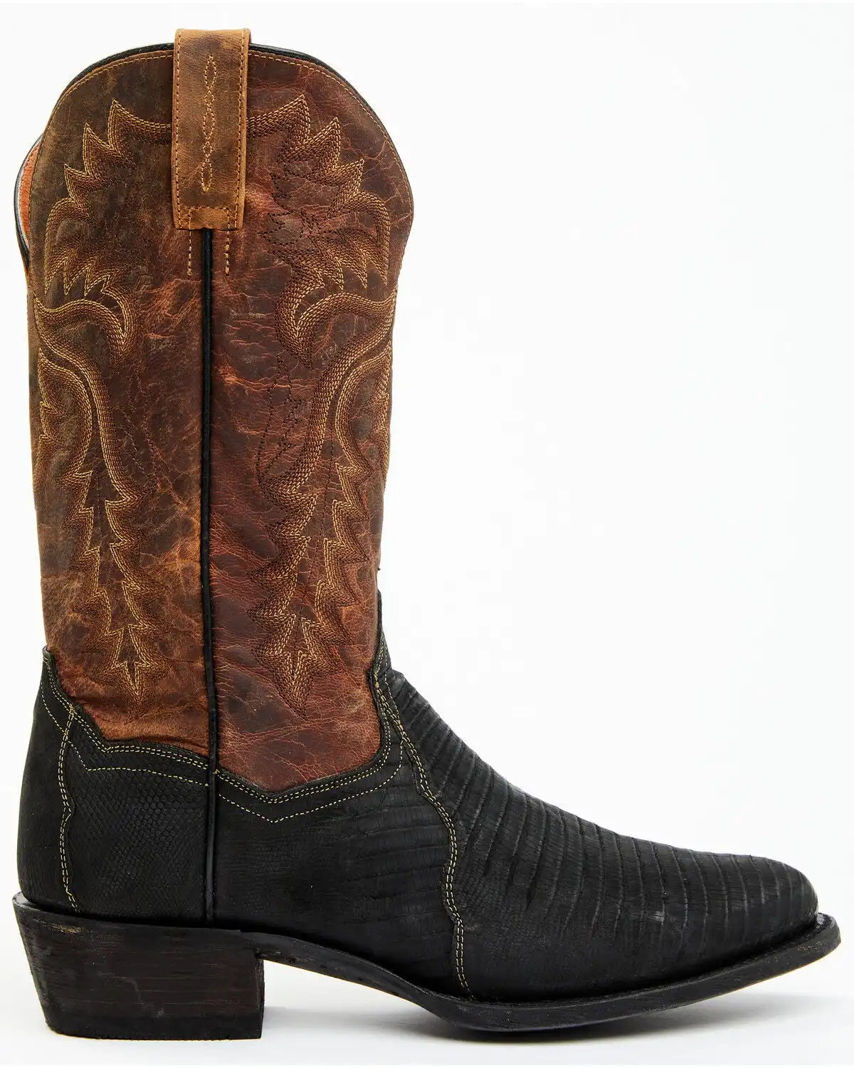 Dan Post Men's Winston Exotic Teju Lizard Western Boots - Round Toe