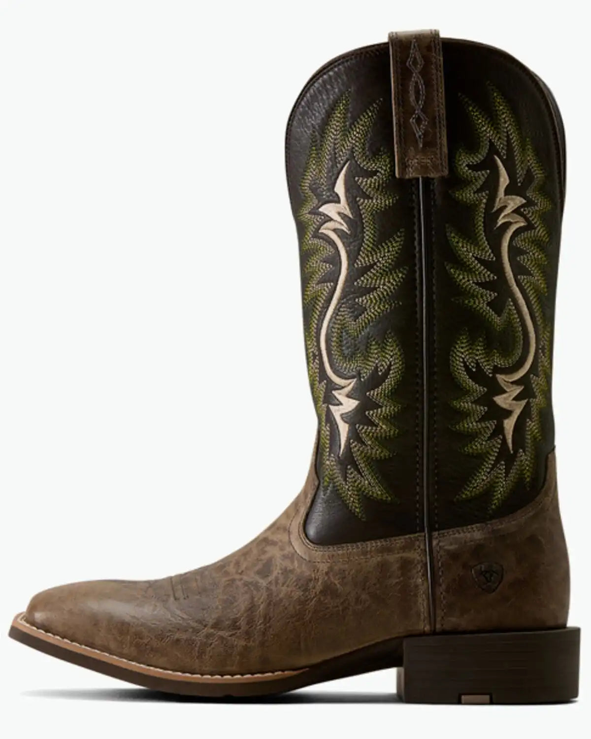 Ariat Men's Sport Colter Elephant Print Performance Boots - Broad Square Toe