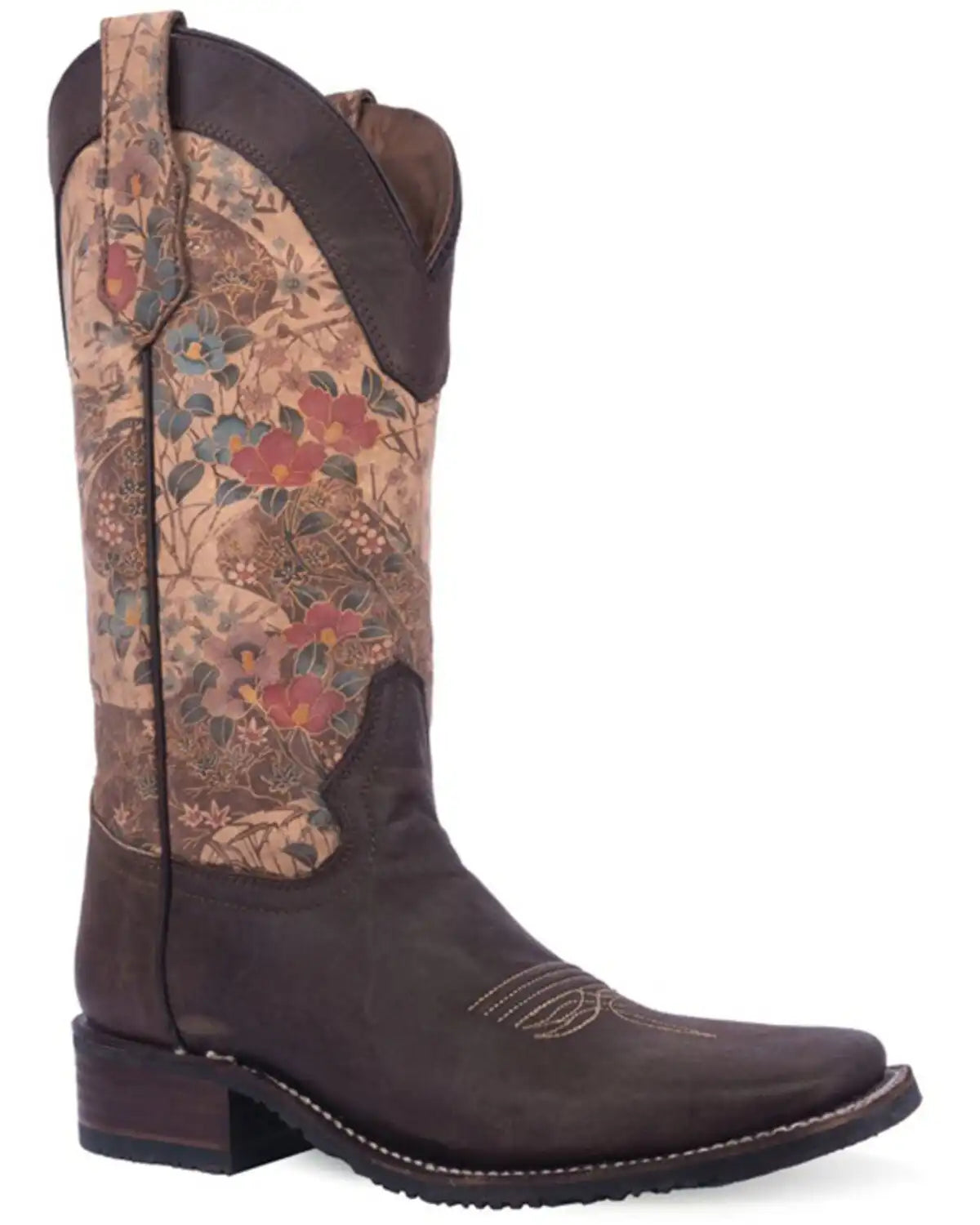 Circle G Women's Printed Shaft Western Boots - Broad Square Toe