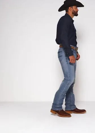 Cody James Men's Buckskin Wash Jackson Slim Straight Stretch Denim Jeans