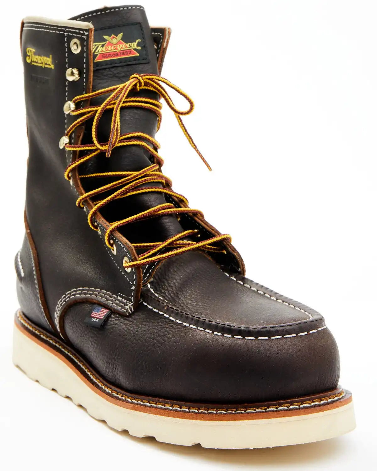Thorogood Men's 8" Waterproof American Heritage Moc Work Boots - Steel Toe