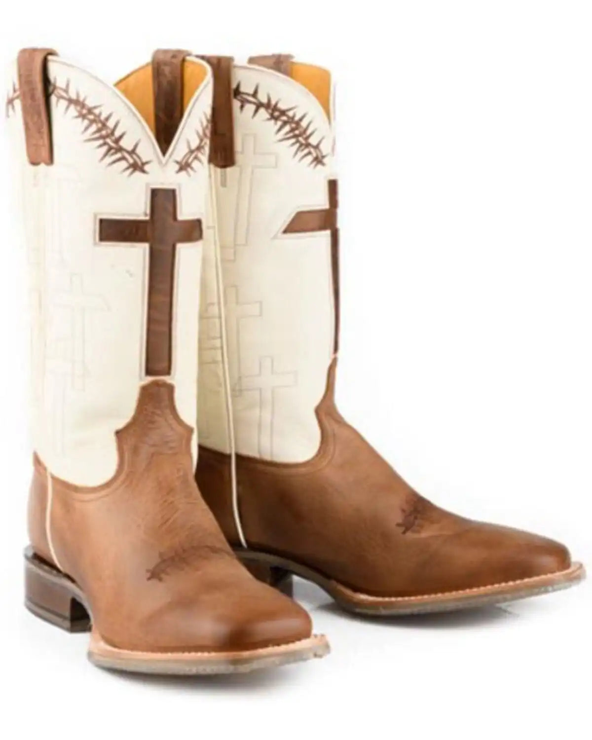 Tin Haul Men's Shoe Of Faith Western Boots - Broad Square Toe