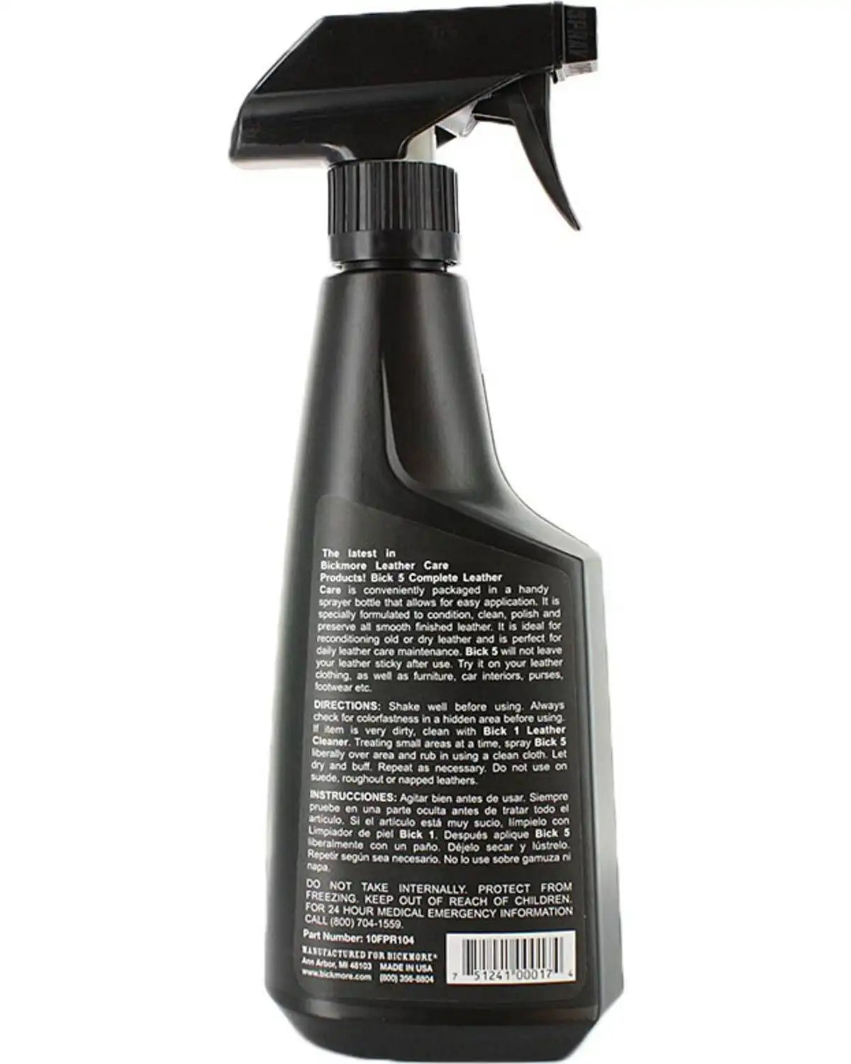 Bickmore Bick 5 Complete Leather Care Spray Bottle