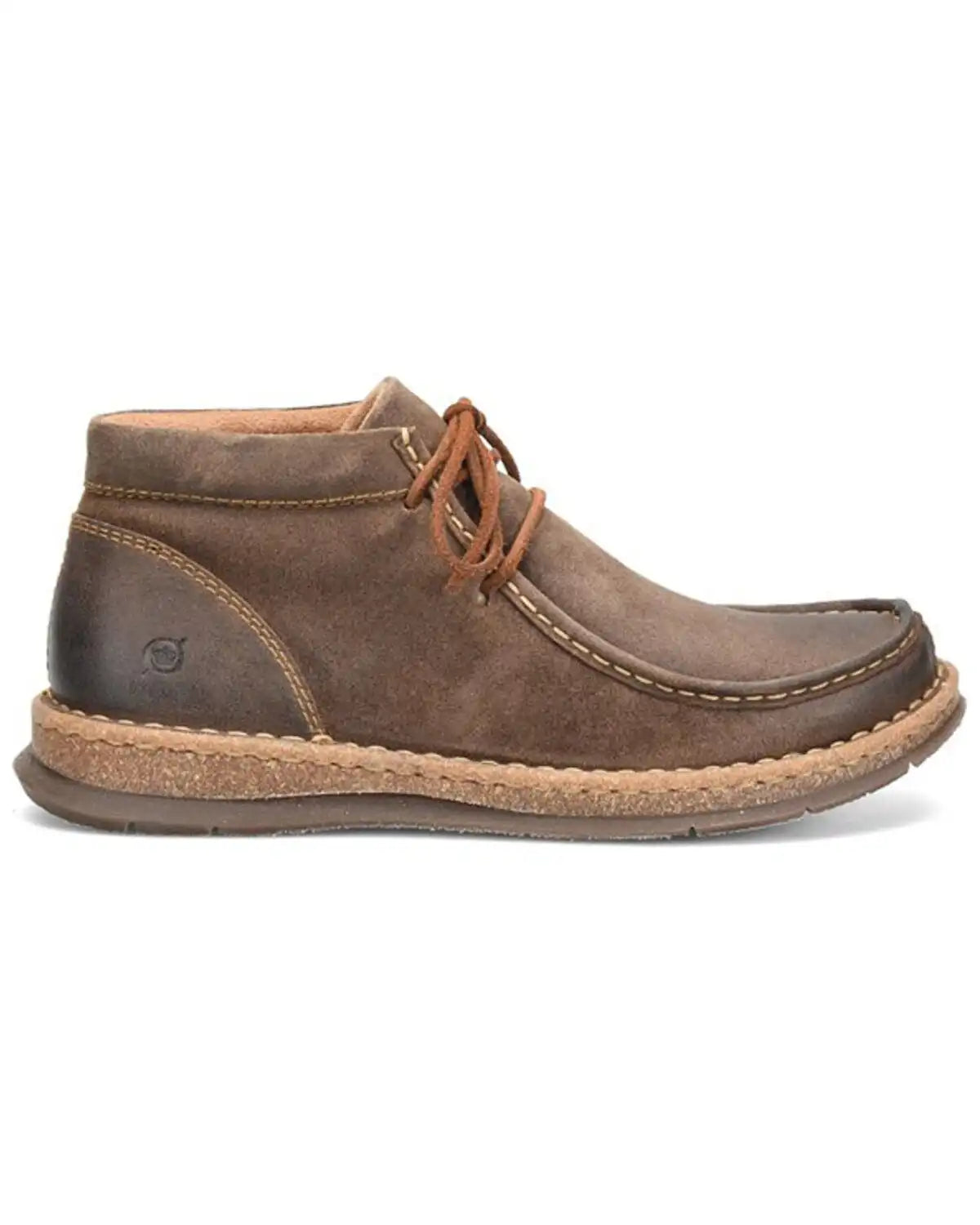Born Men's Brock Distressed Casual Shoes - Moc Toe