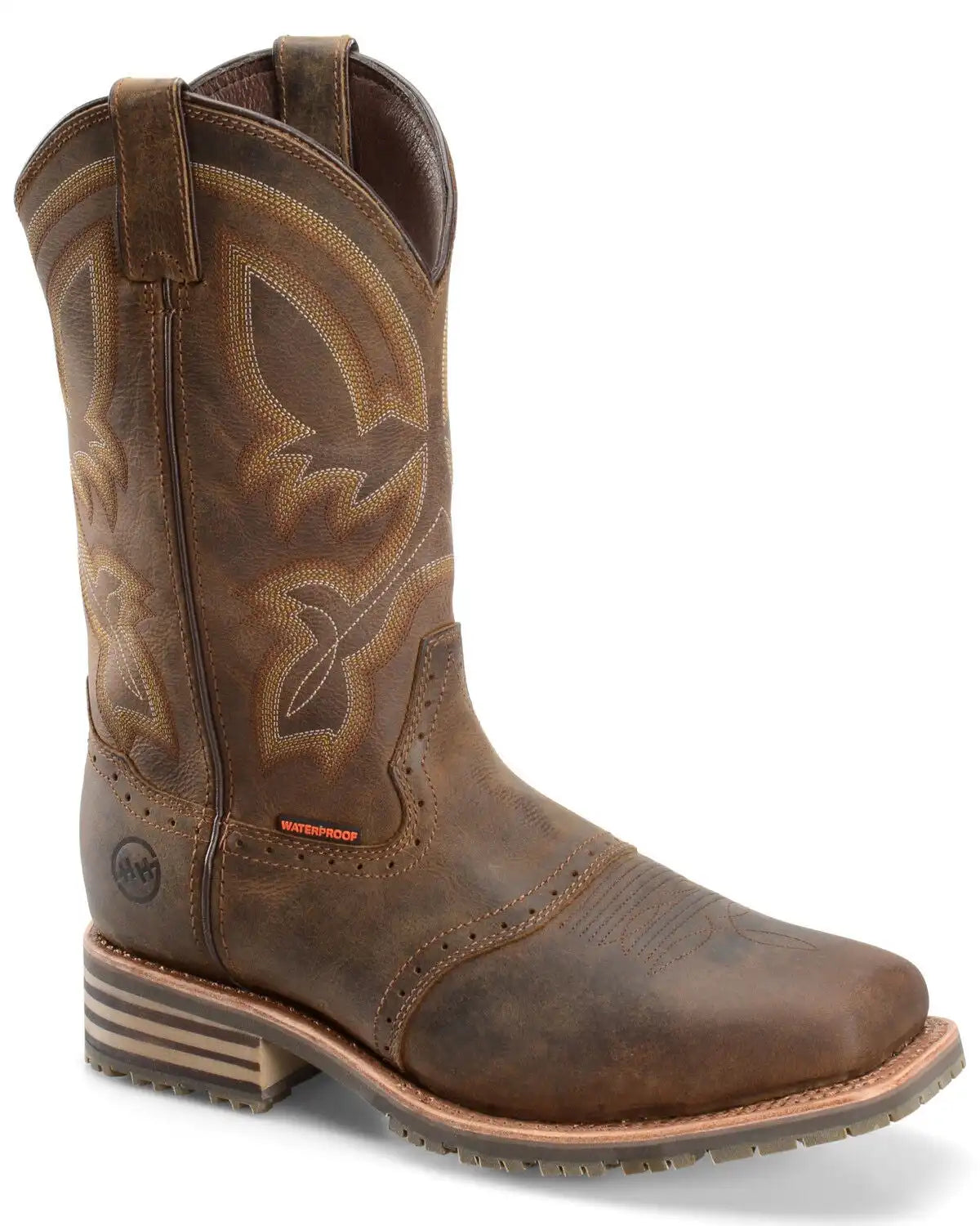 Double H Men's Ice Roper Waterproof Western Work Boots - Composite Toe