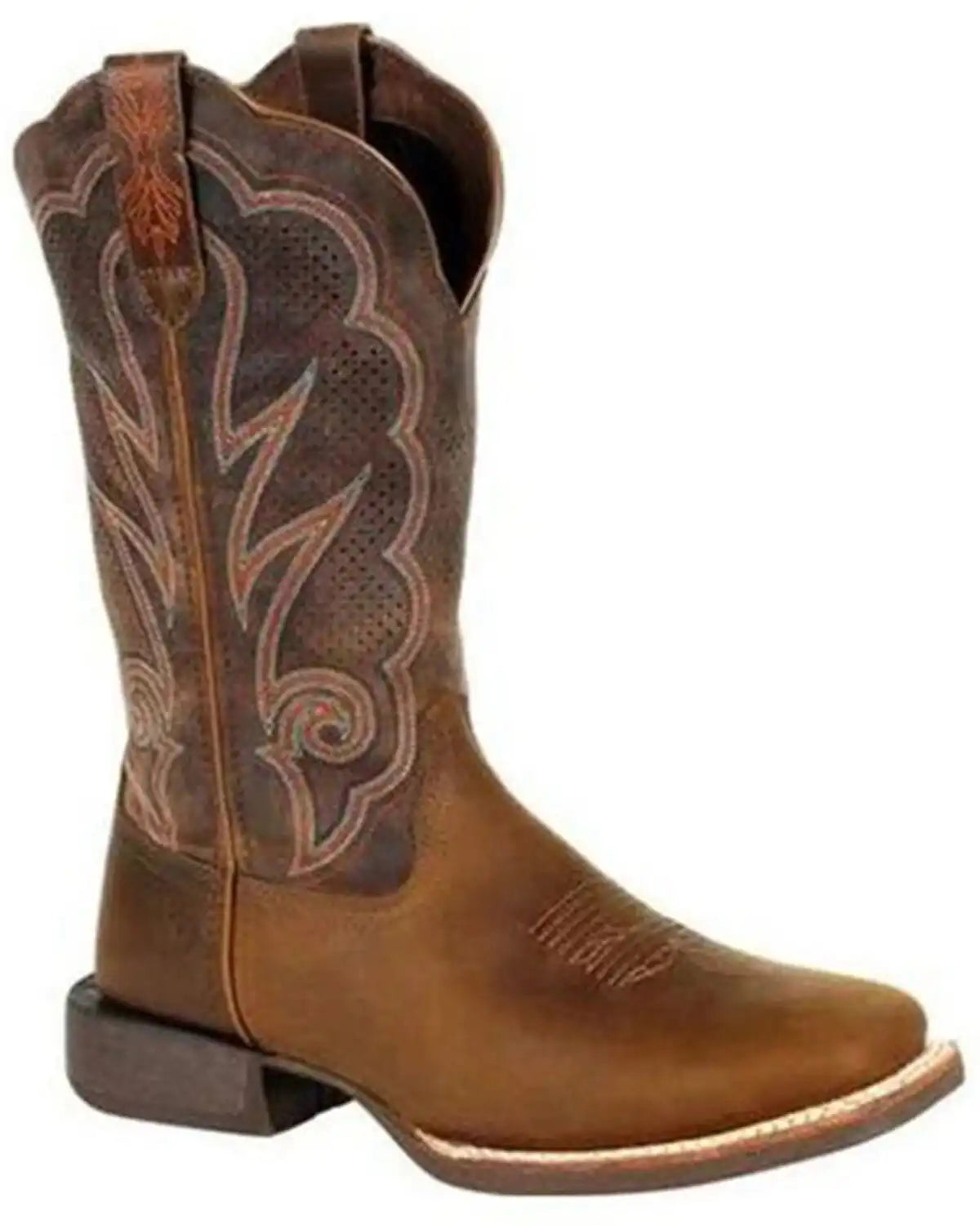 Durango Women's Lady Rebel Pro Cognac Ventilated Western Performance Boots - Square Toe