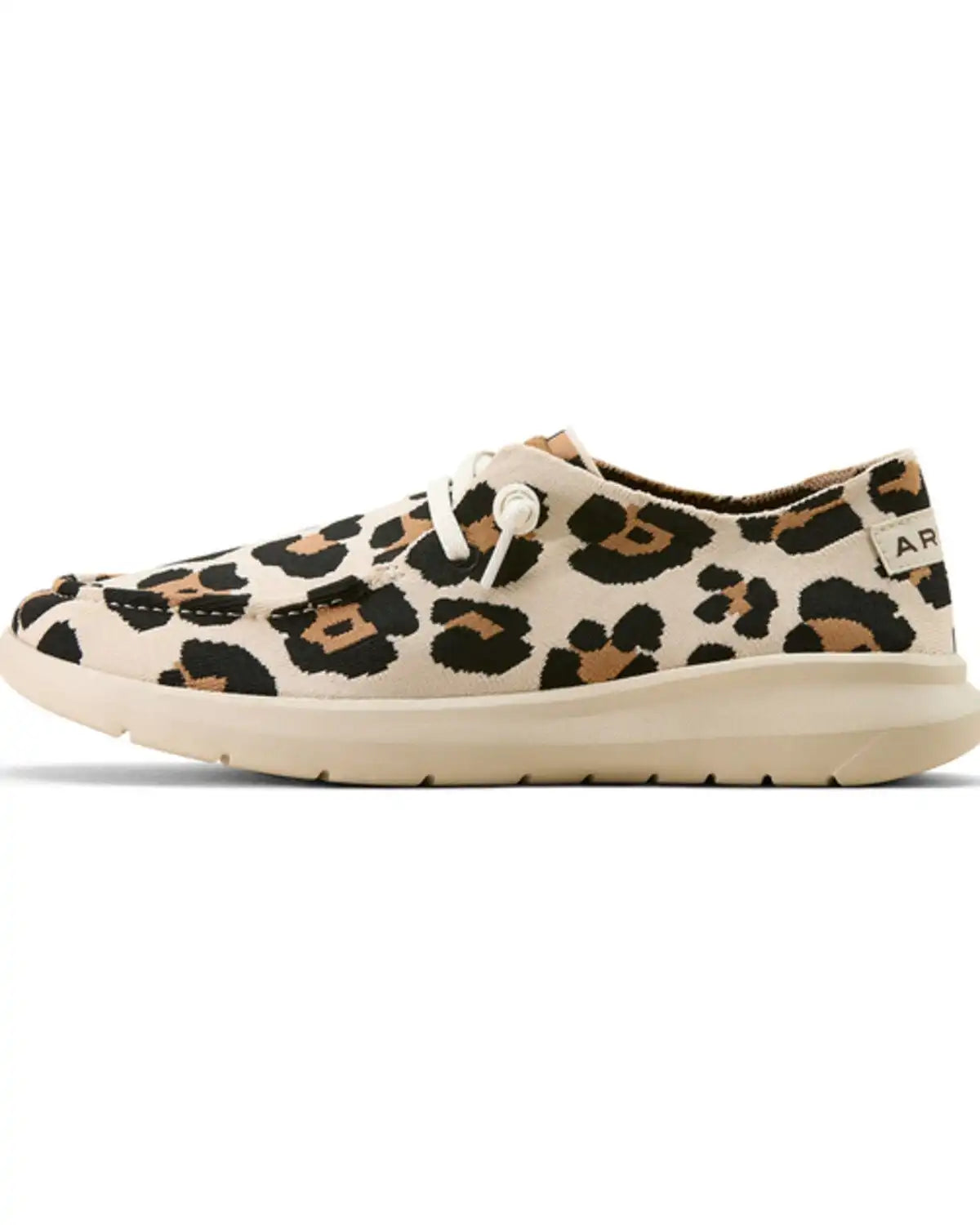 Ariat Women's Leopard Print Hilo Casual Shoes - Moc Toe