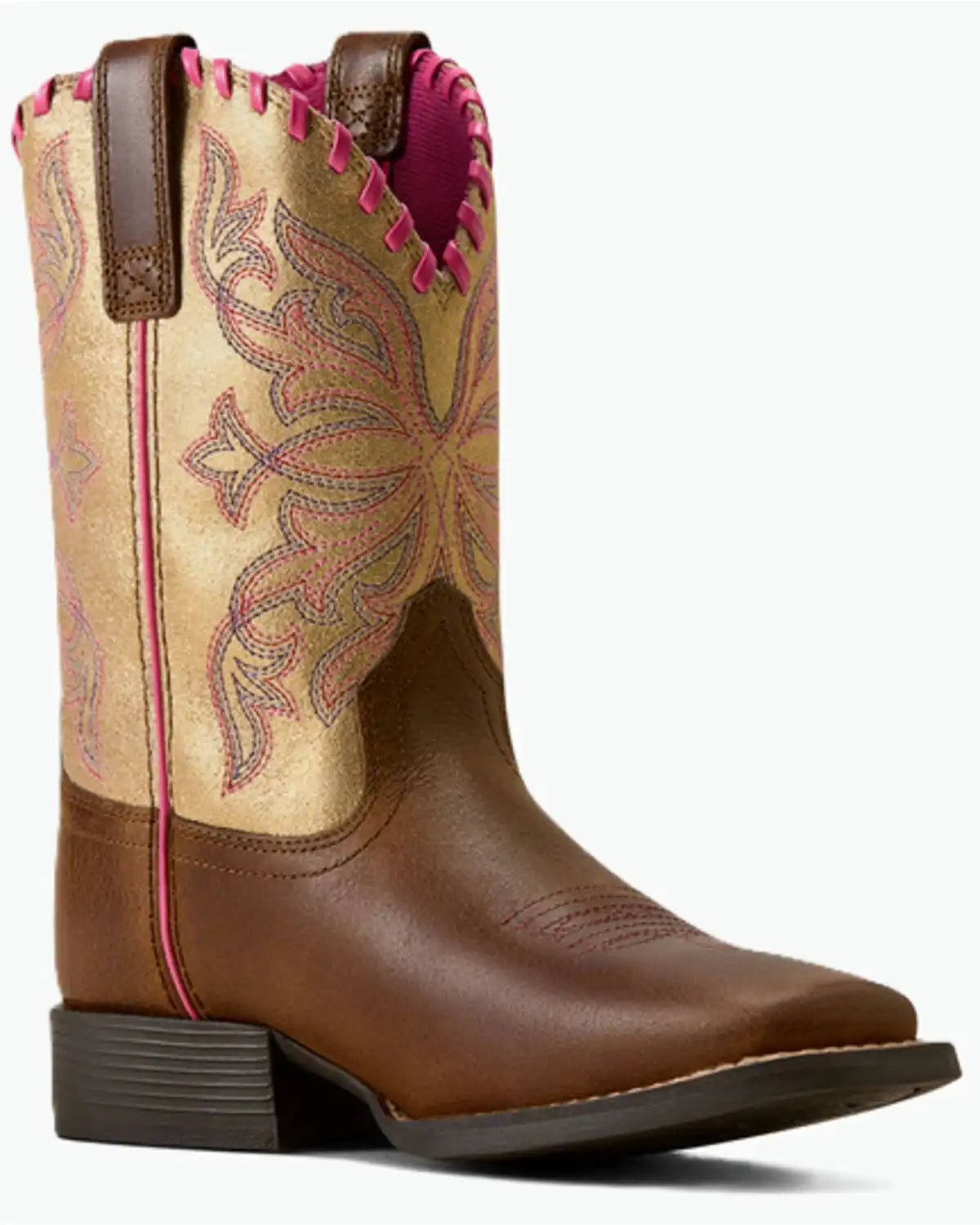 Ariat Girls' Sundown Performance Western Boots - Broad Square Toe