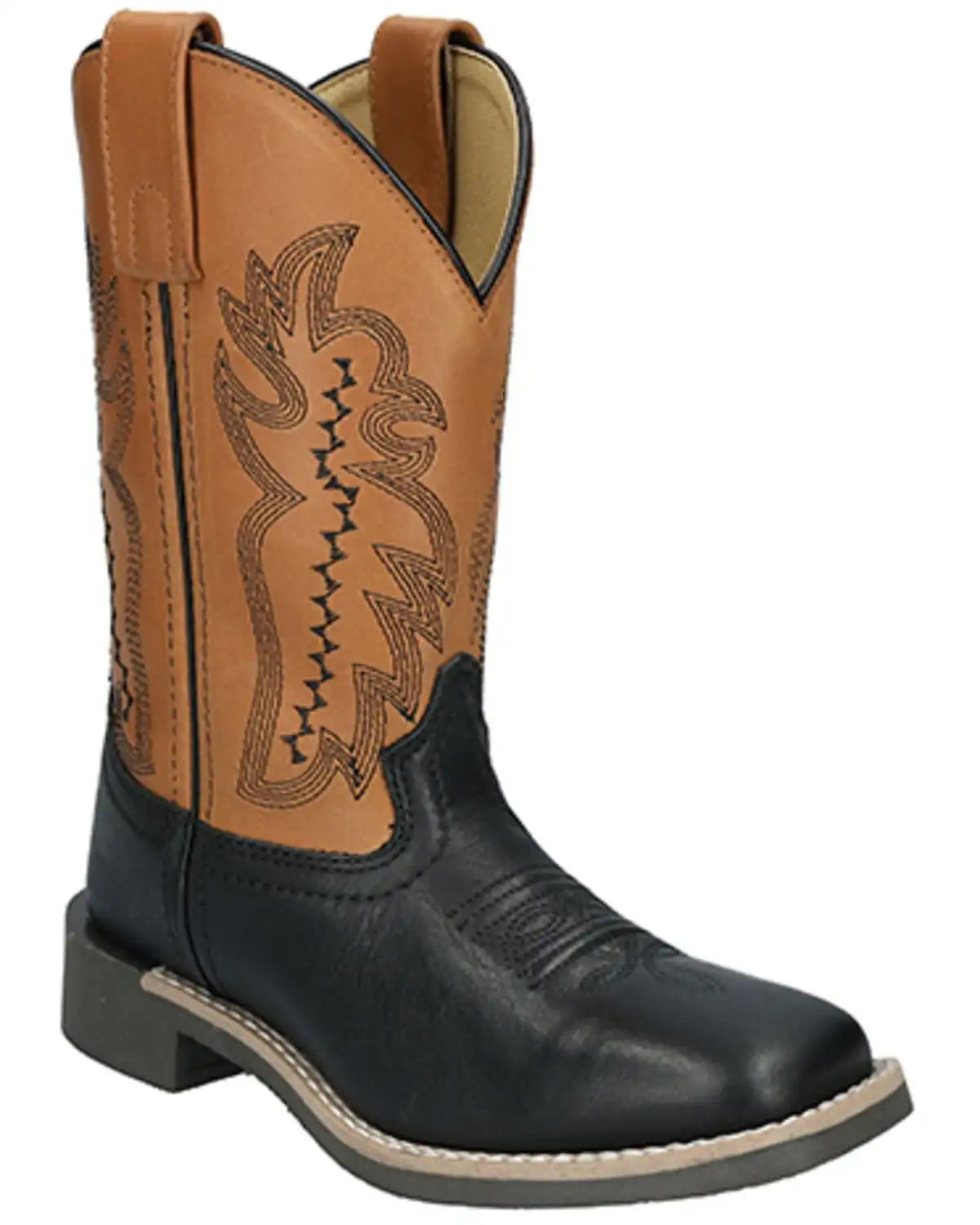 Smoky Mountain Boys' Garrett Western Boots - Broad Square Toe