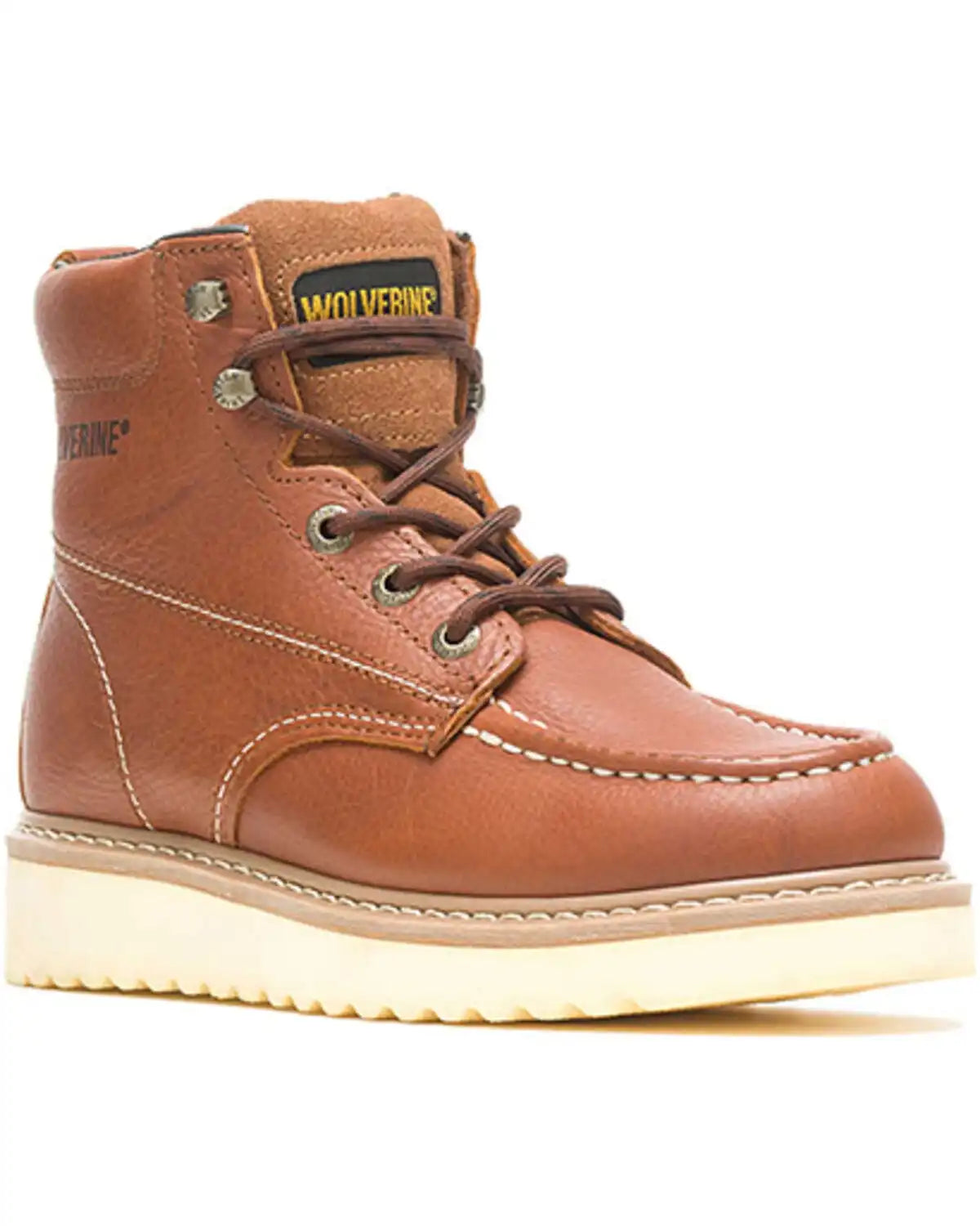 Wolverine Men's Moc Toe 6" Work Boots - Steel Toe