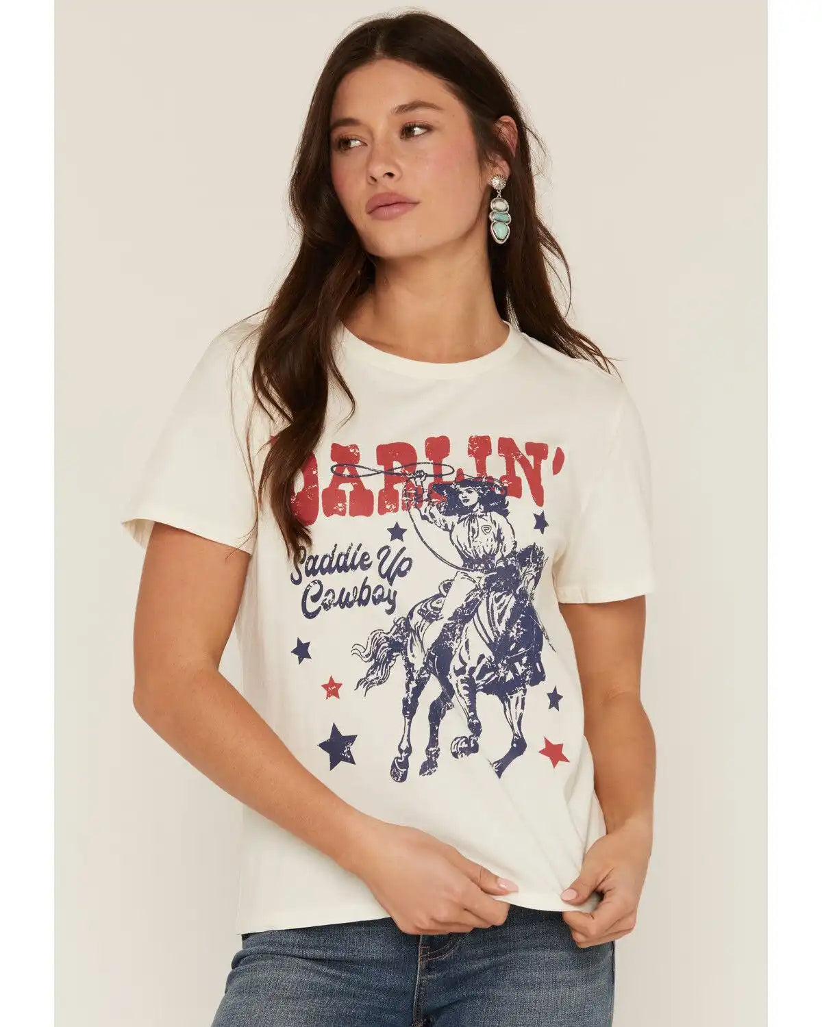 Rock & Roll Denim Women's Darlin Short Sleeve Graphic Tee
