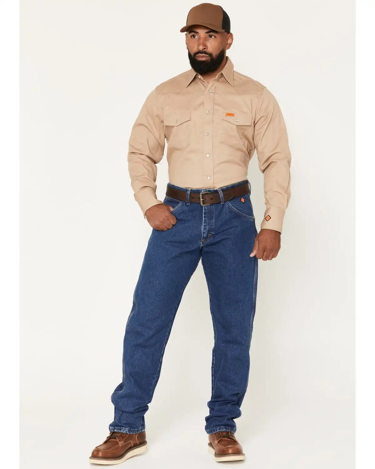 Wrangler Men's FR Relaxed Fit Work Jeans