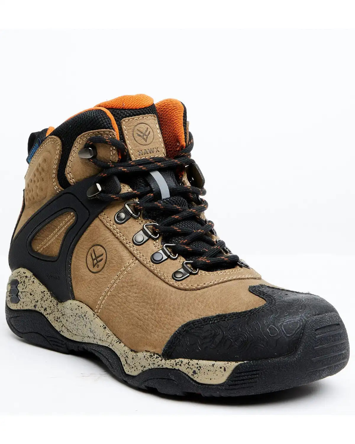 Hawx Men's 5" Talon 2 Deep Taupe Waterproof Lace-Up Hiking Work Boots - Soft Toe