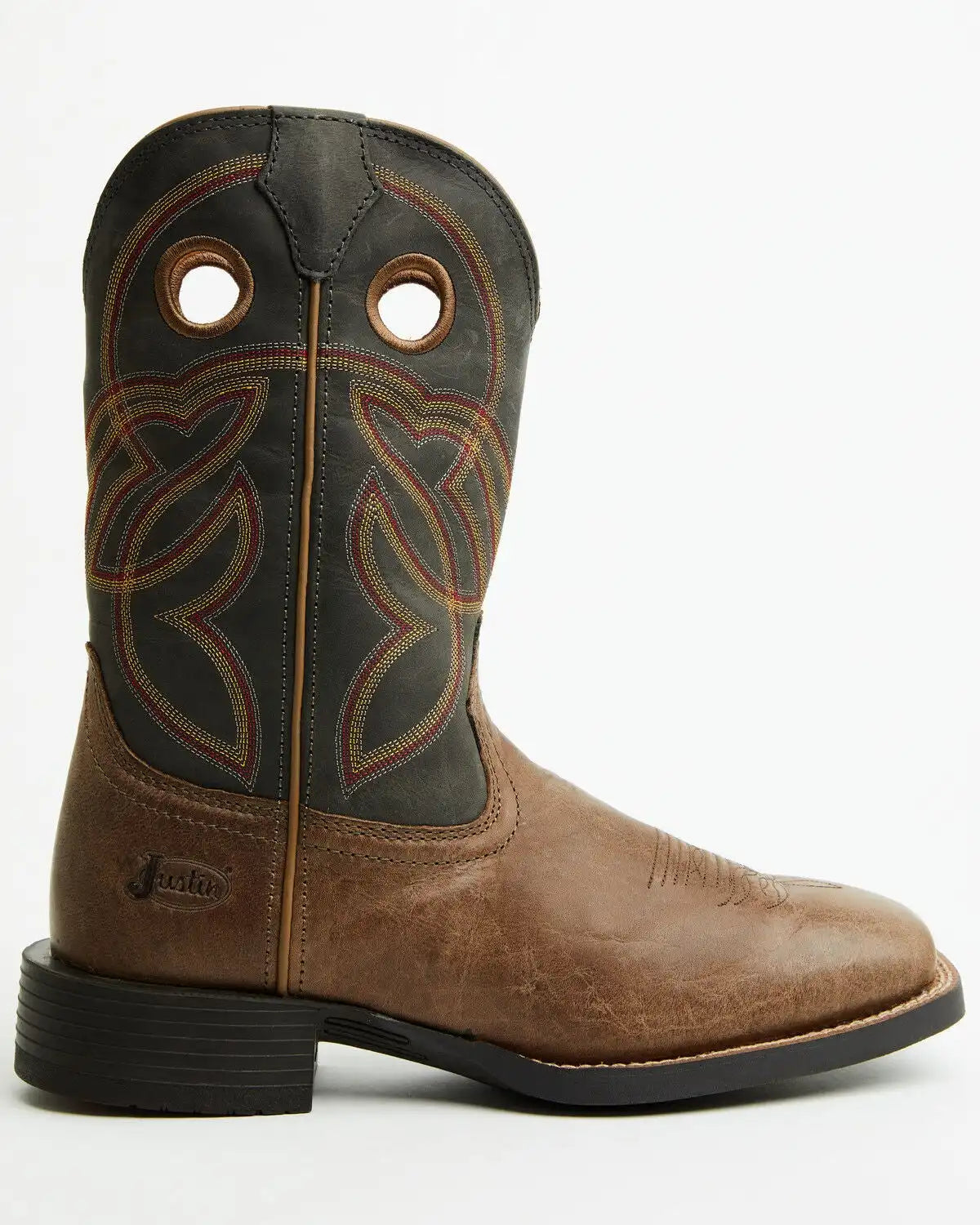 Justin Men's Stampede Lubbock Performance Western Boots - Broad Square Toe