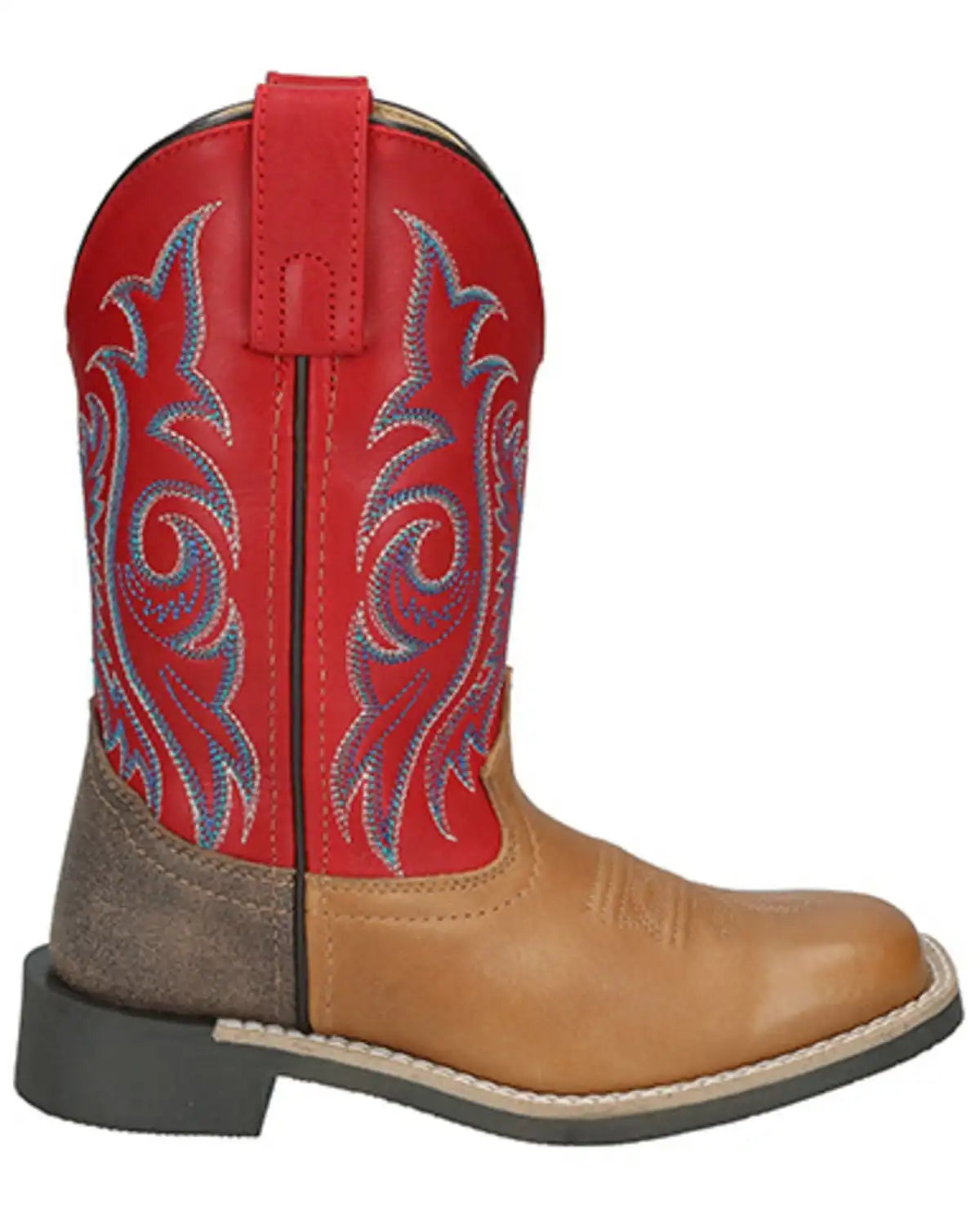 Smoky Mountain Boys' Barrett Western Boots - Broad Square Toe